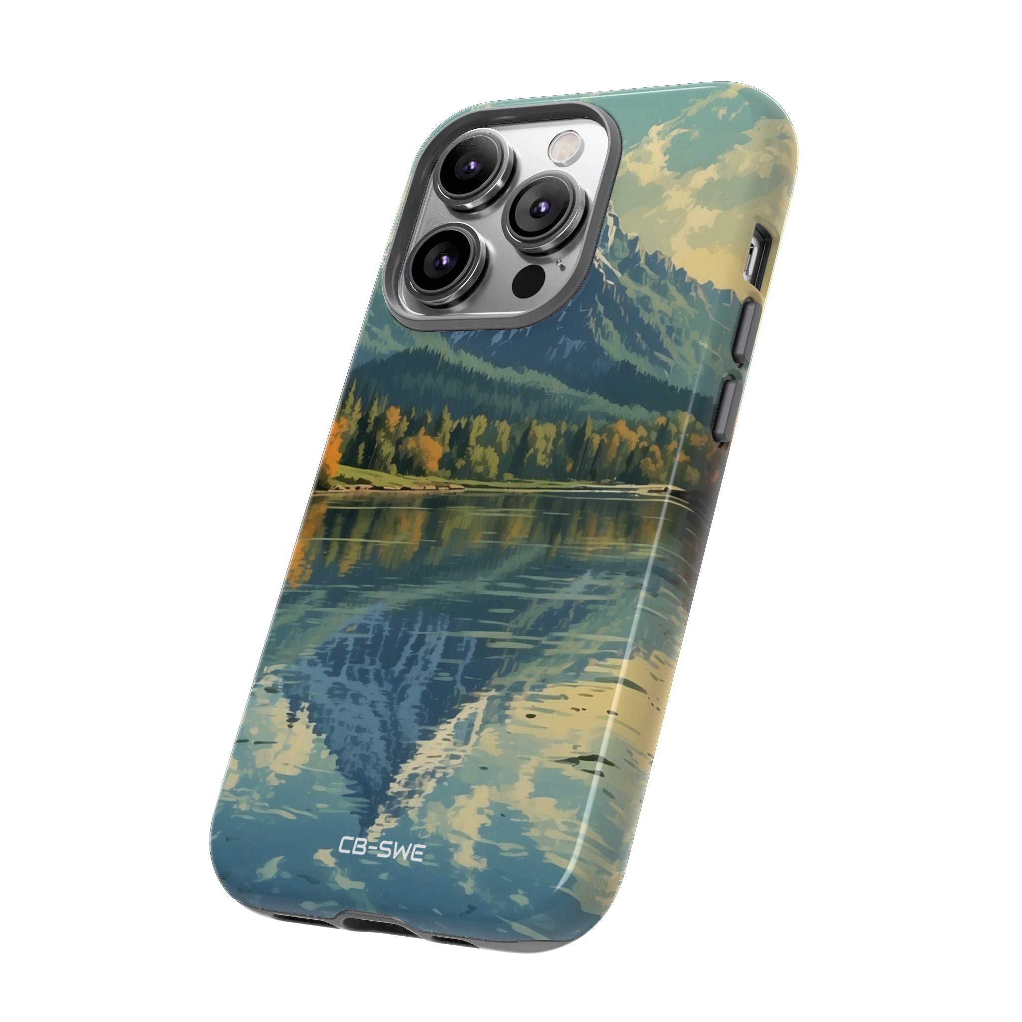 Mountain Reflects Calm - iPhone Case