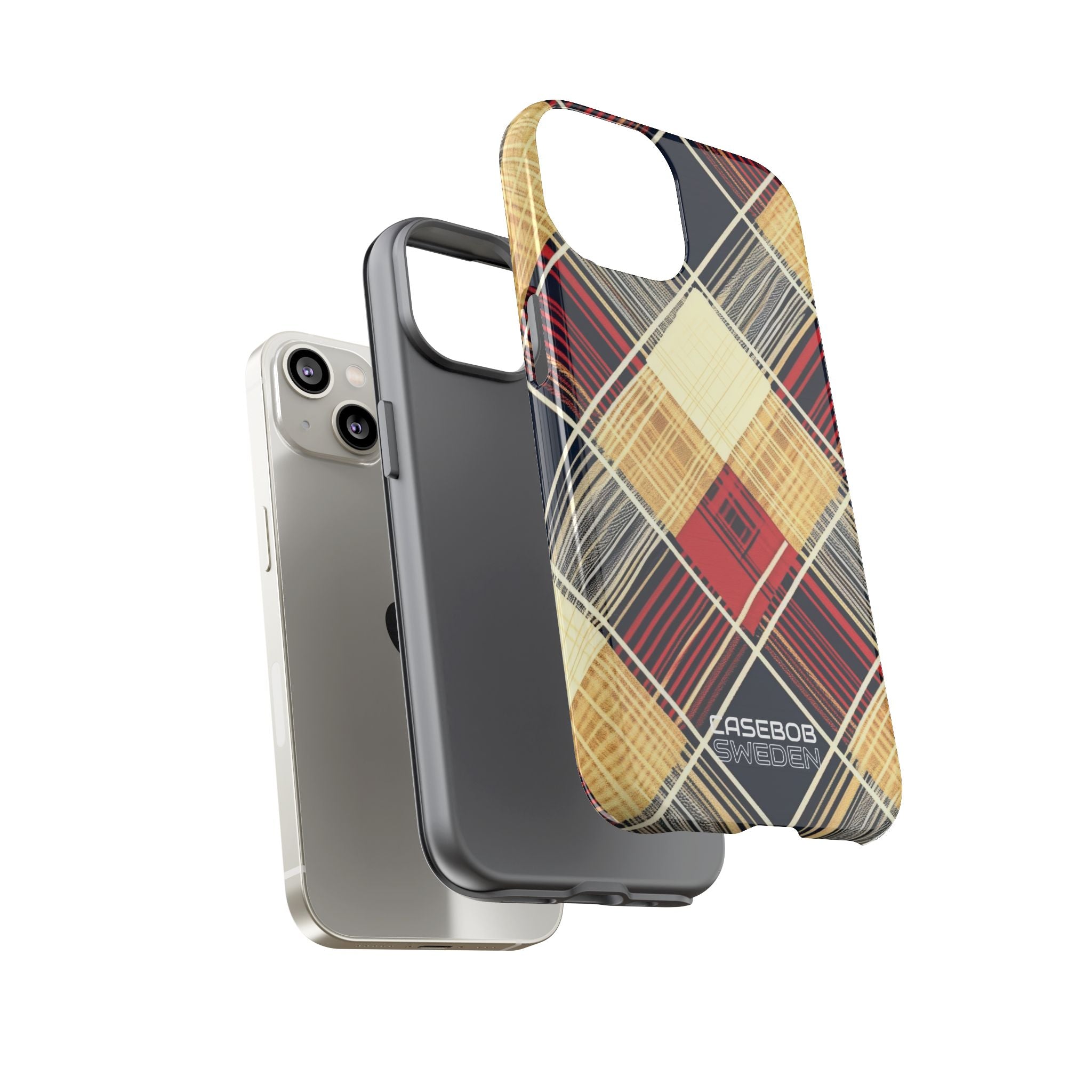 Arazzo a rombi scozzese iPhone 14 - Tough