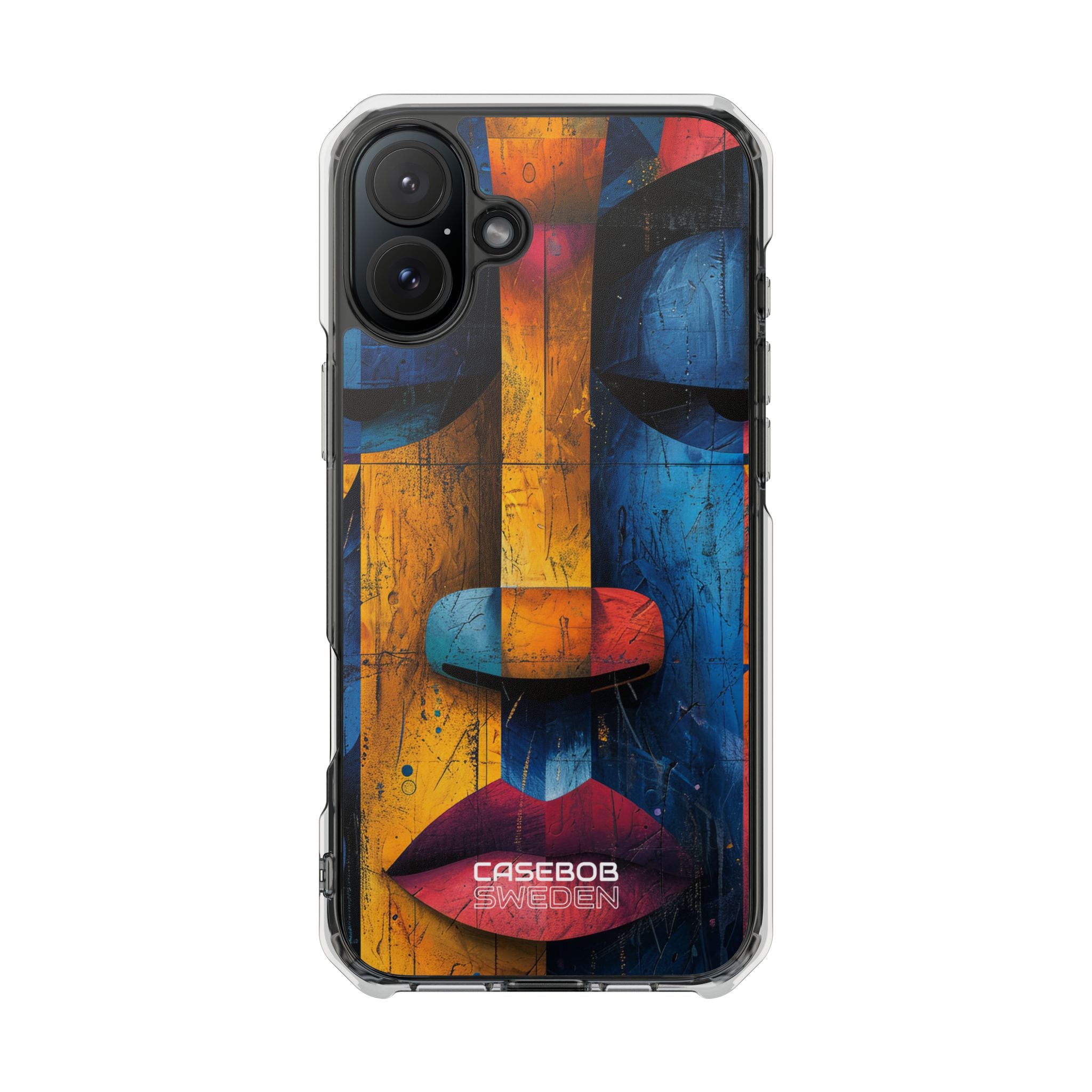 Geometric Face Fusion iPhone 16 - Impact Clear+