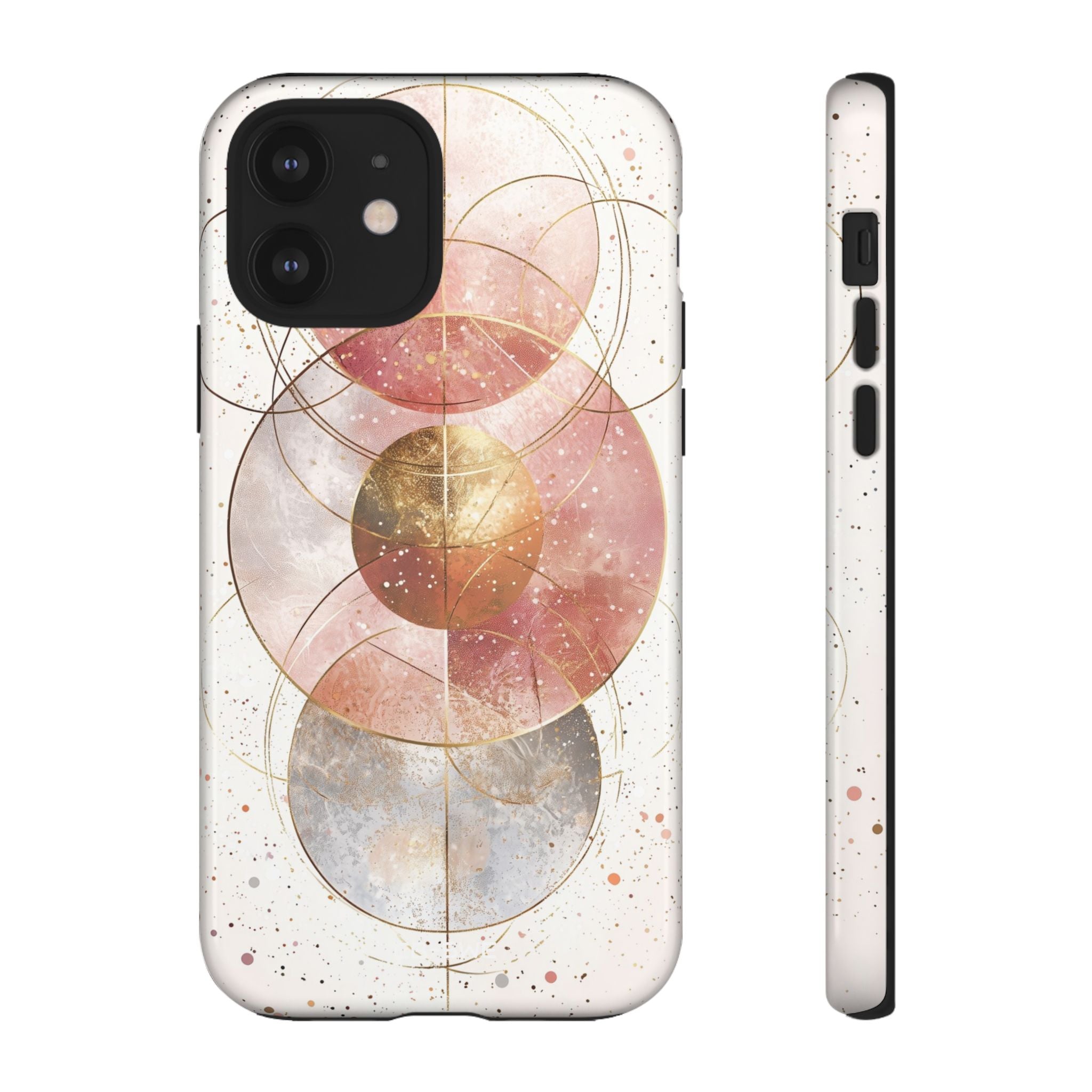 Circle Envelops Light - iPhone Case