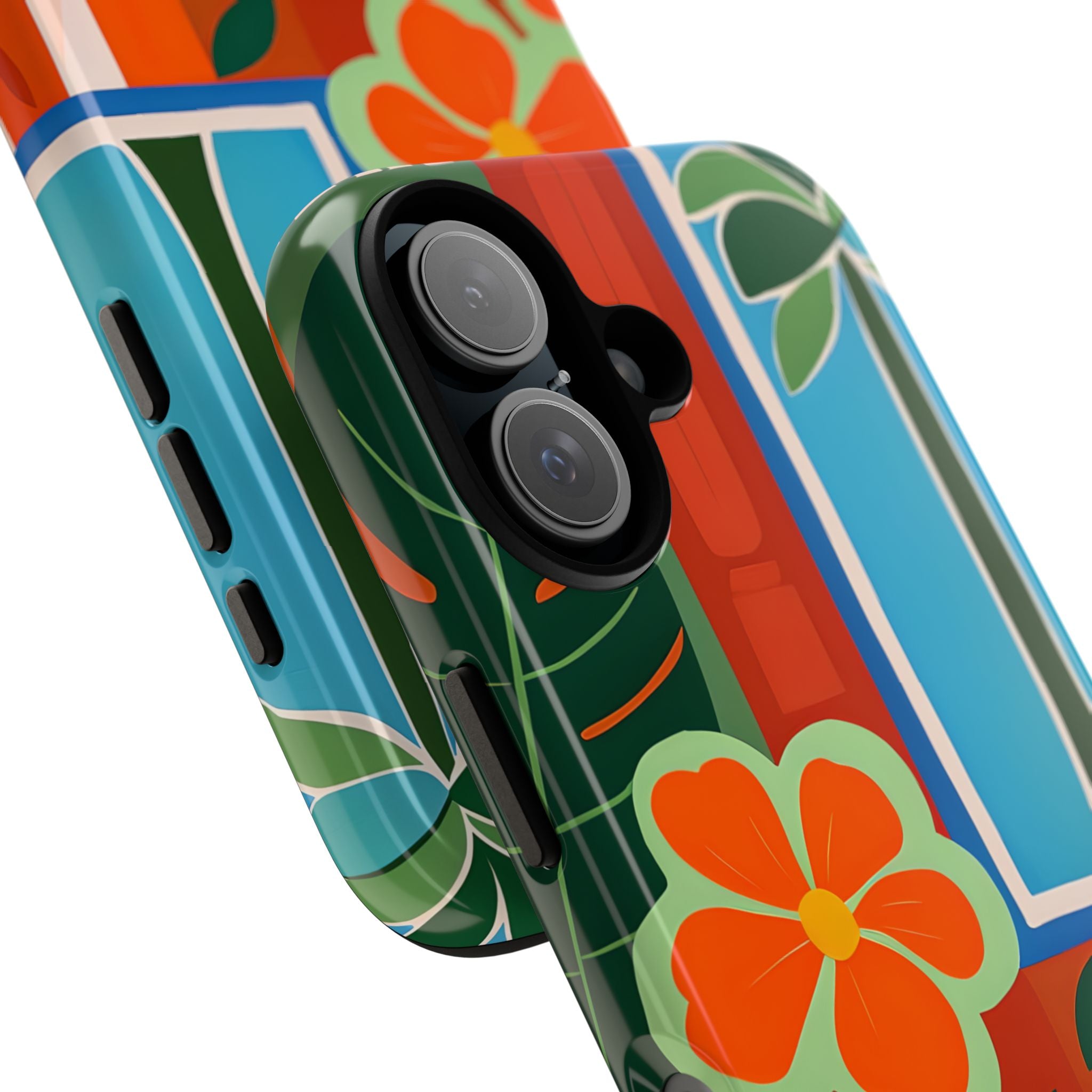 Orange Blossom Burst iPhone 16 Case - Tough