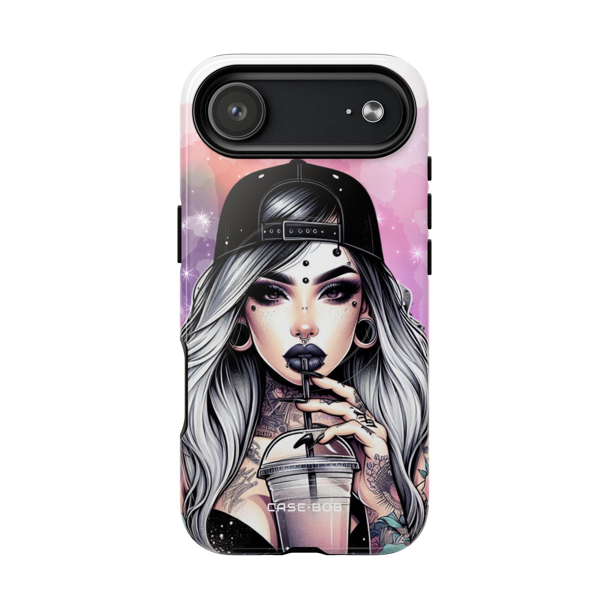 Silver Sip Nebula iPhone 17 Air Case - Tough+