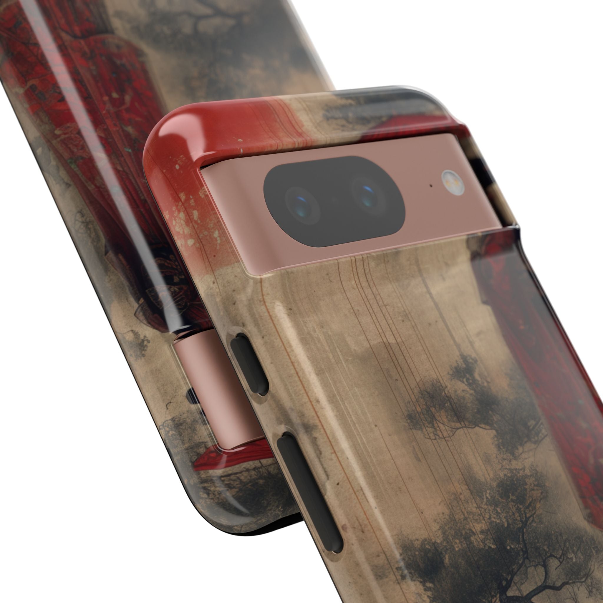 Vista Ombrello Cremisi Google Pixel 8 - Tough