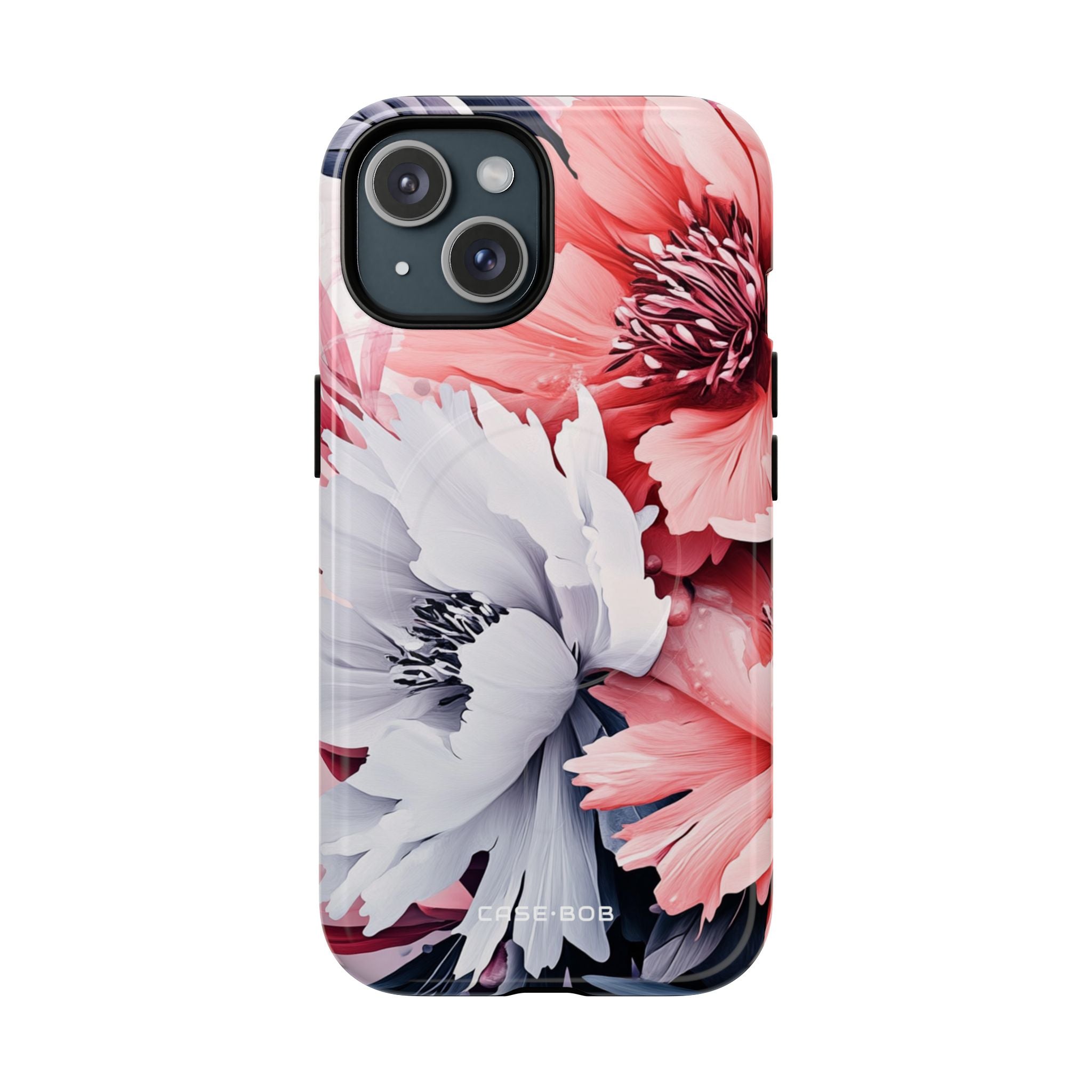 Coral Bloom iPhone 15 Case - Tough+