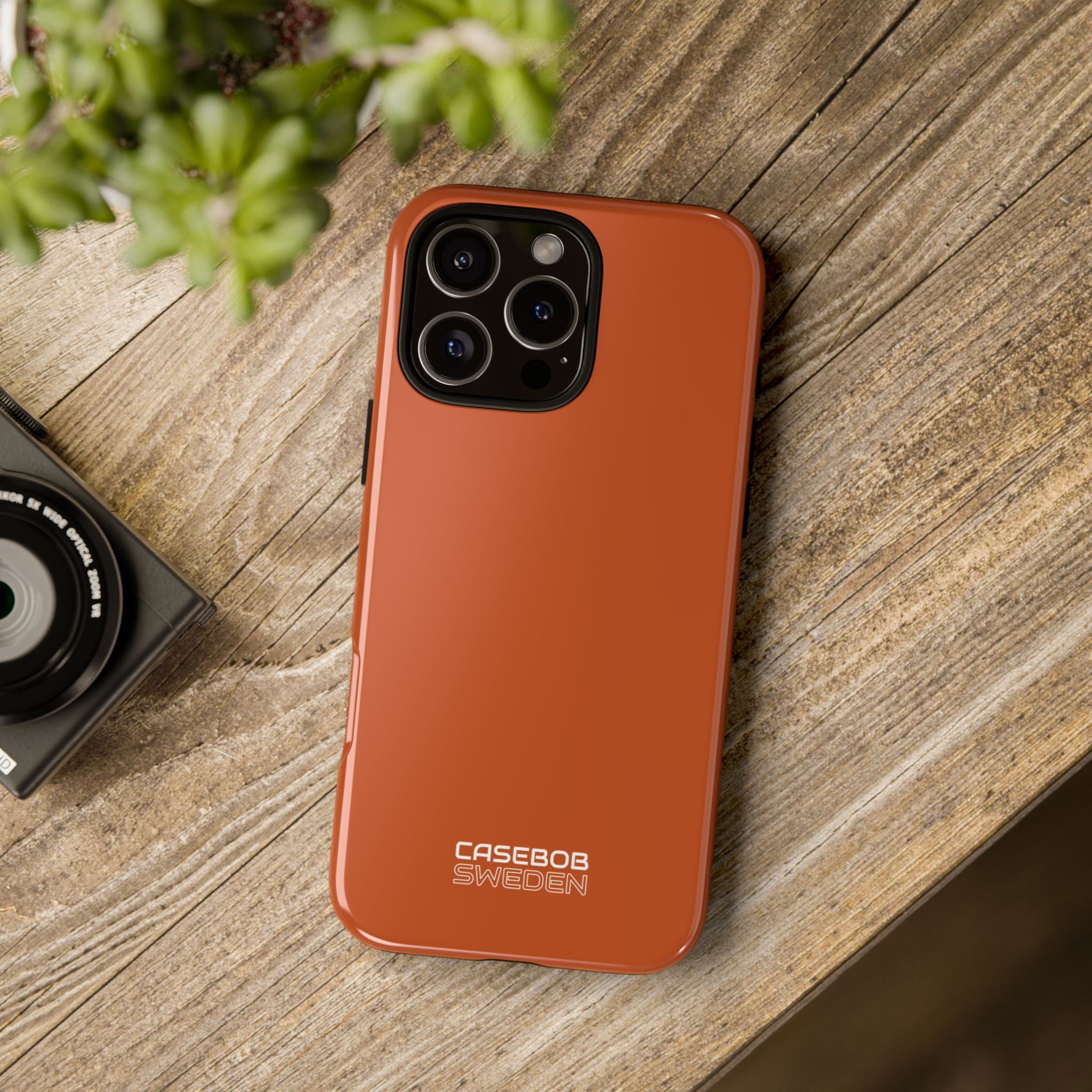 Gebrand oranje iPhone 16 - Tough