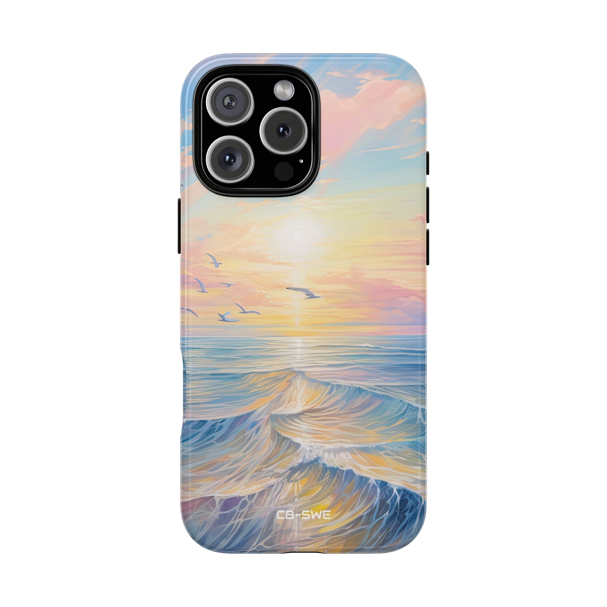 Gentle Waves Embrace - iPhone Case