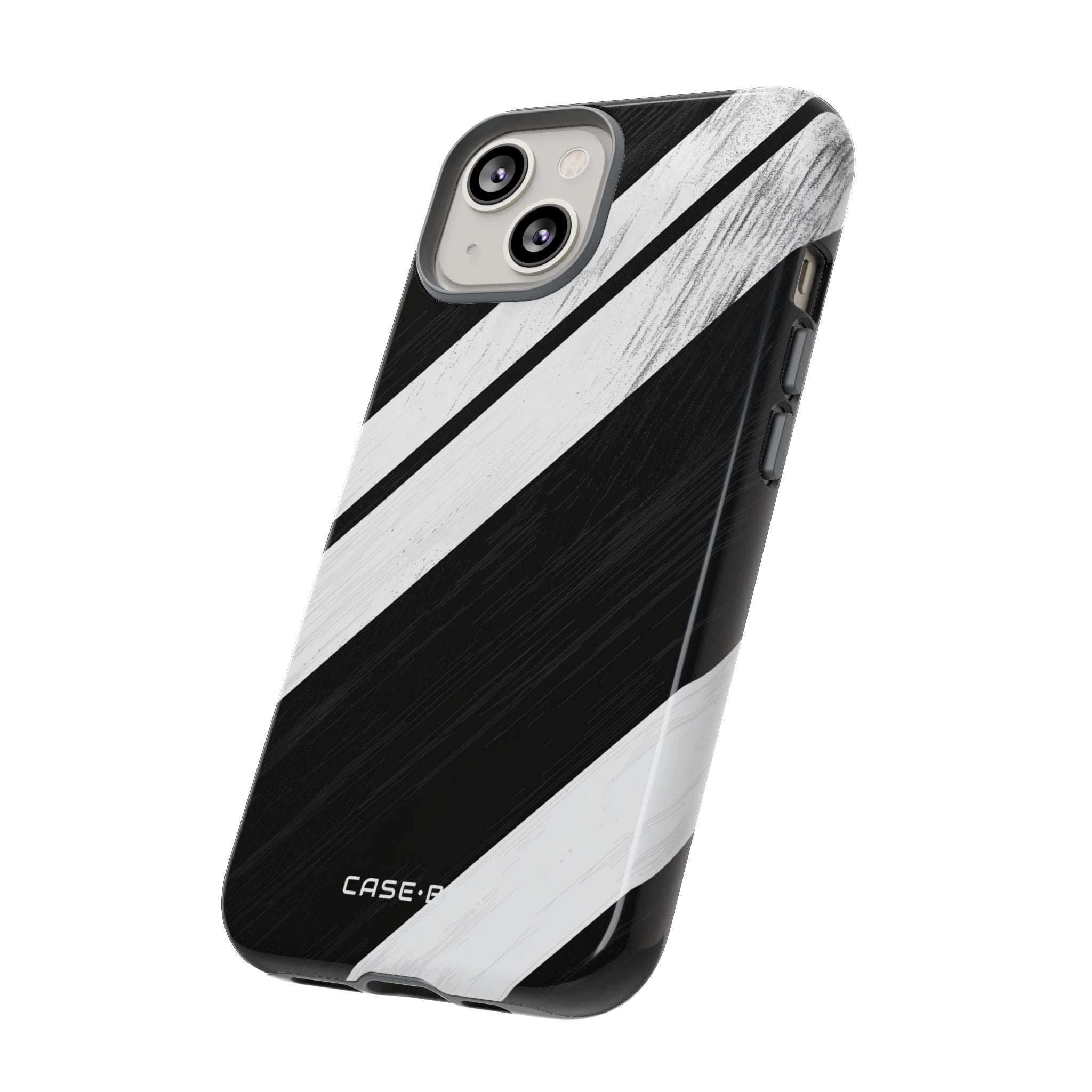 Distressed Stripe Motion iPhone 14 Case - Tough