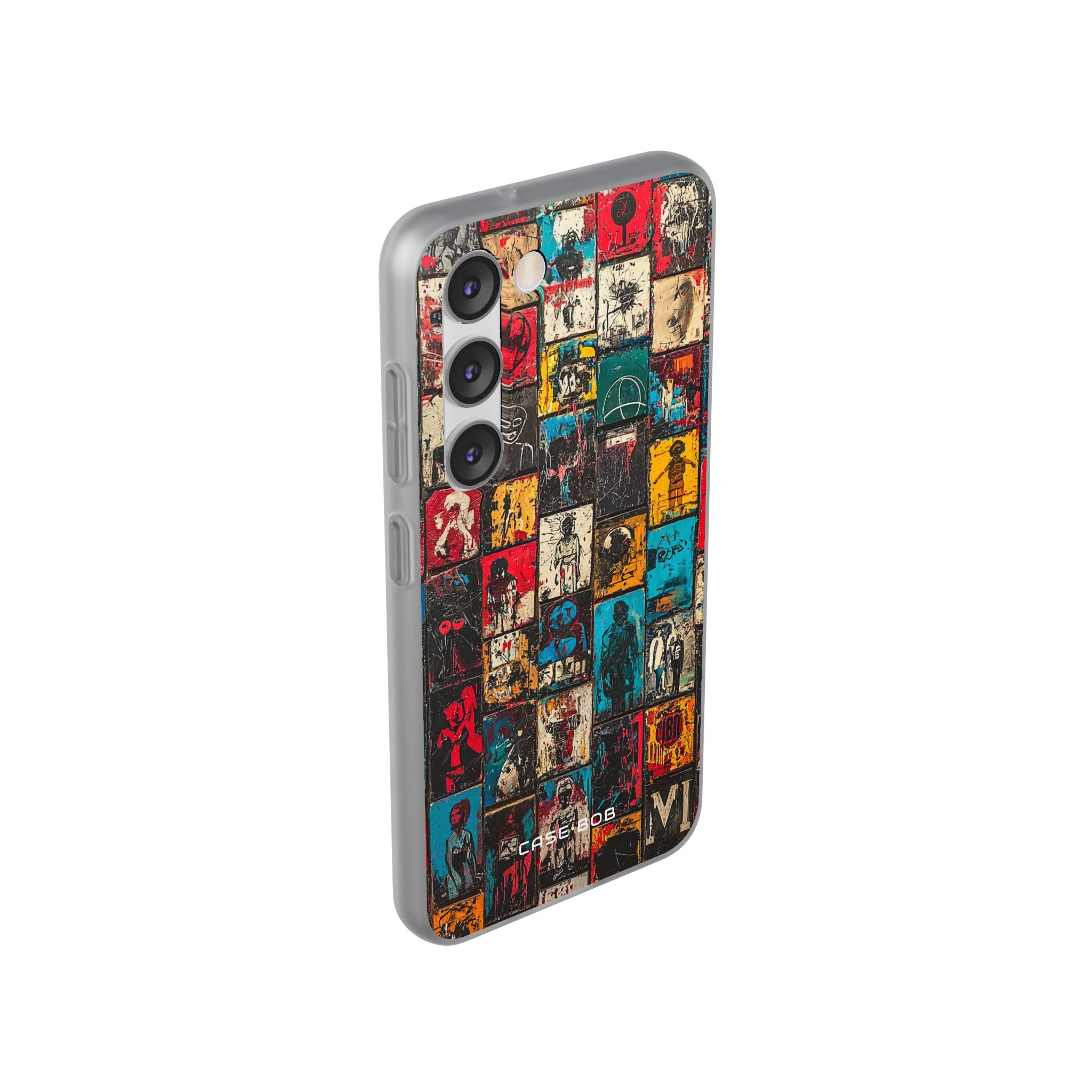 Figured Grid Samsung S23 Case - Soft