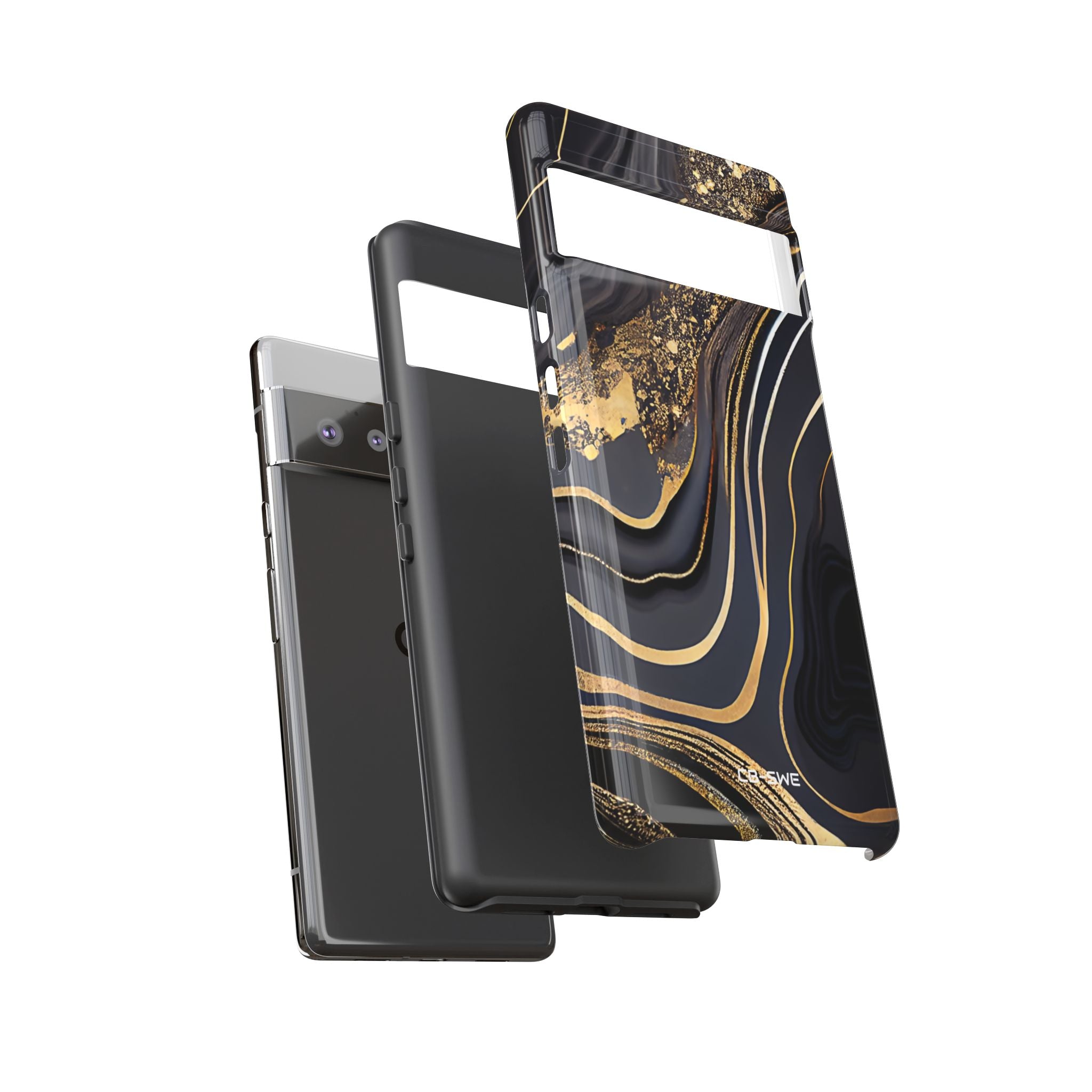 Elegant Gold Streams - Google Pixel Case
