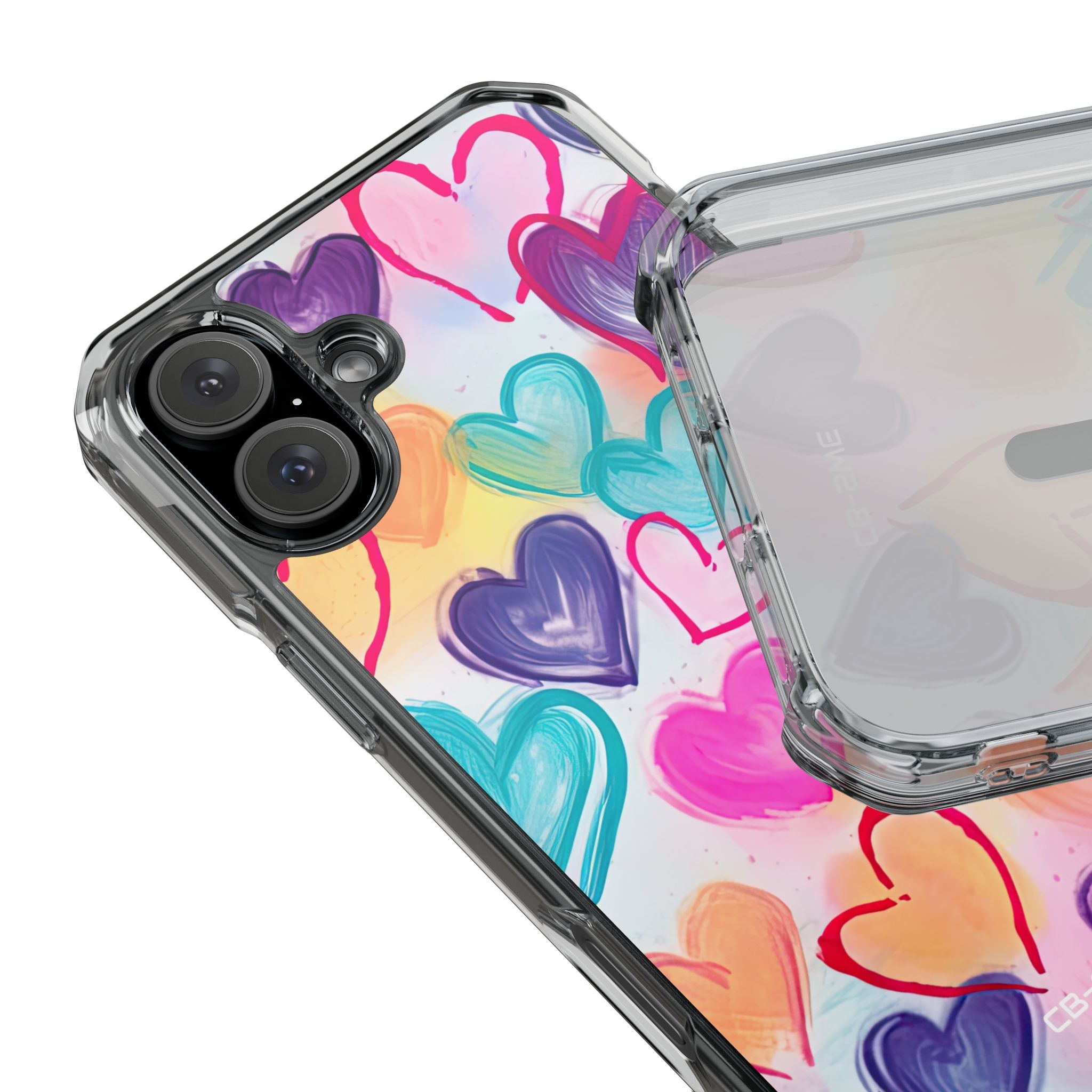 Hearts Dance Playfully iPhone Case - Impact