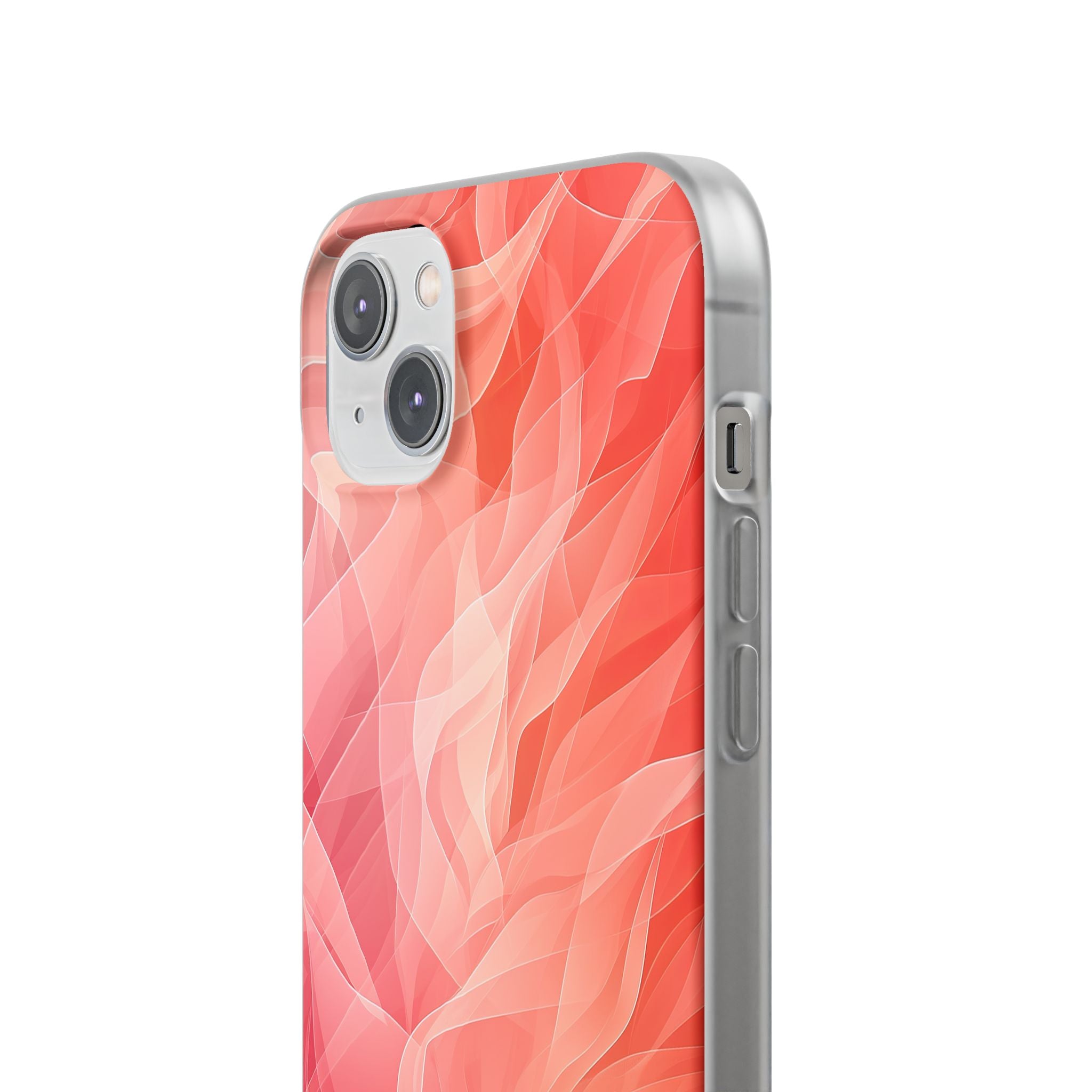 Peach Wave Drift iPhone 14 Plus Case - Soft