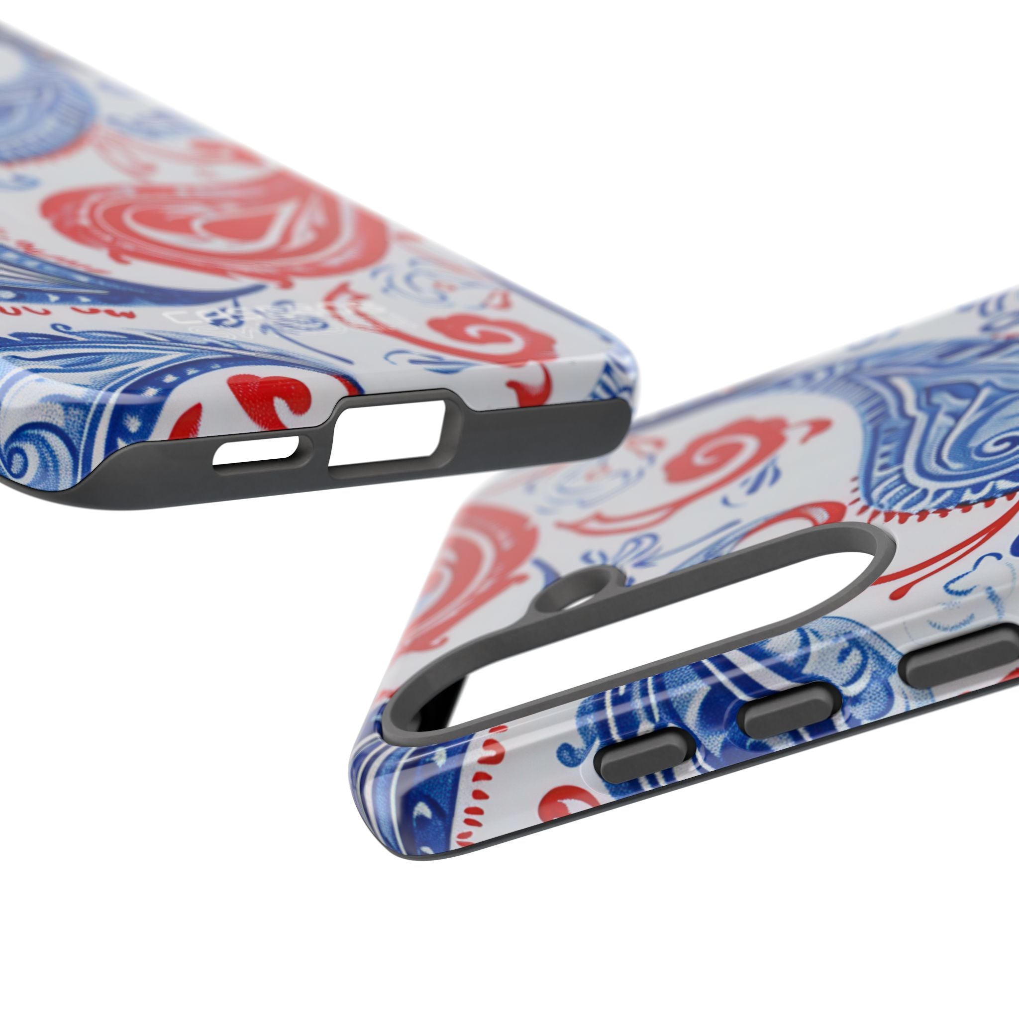Levendige Paisley Swirls Samsung S25 - Tough