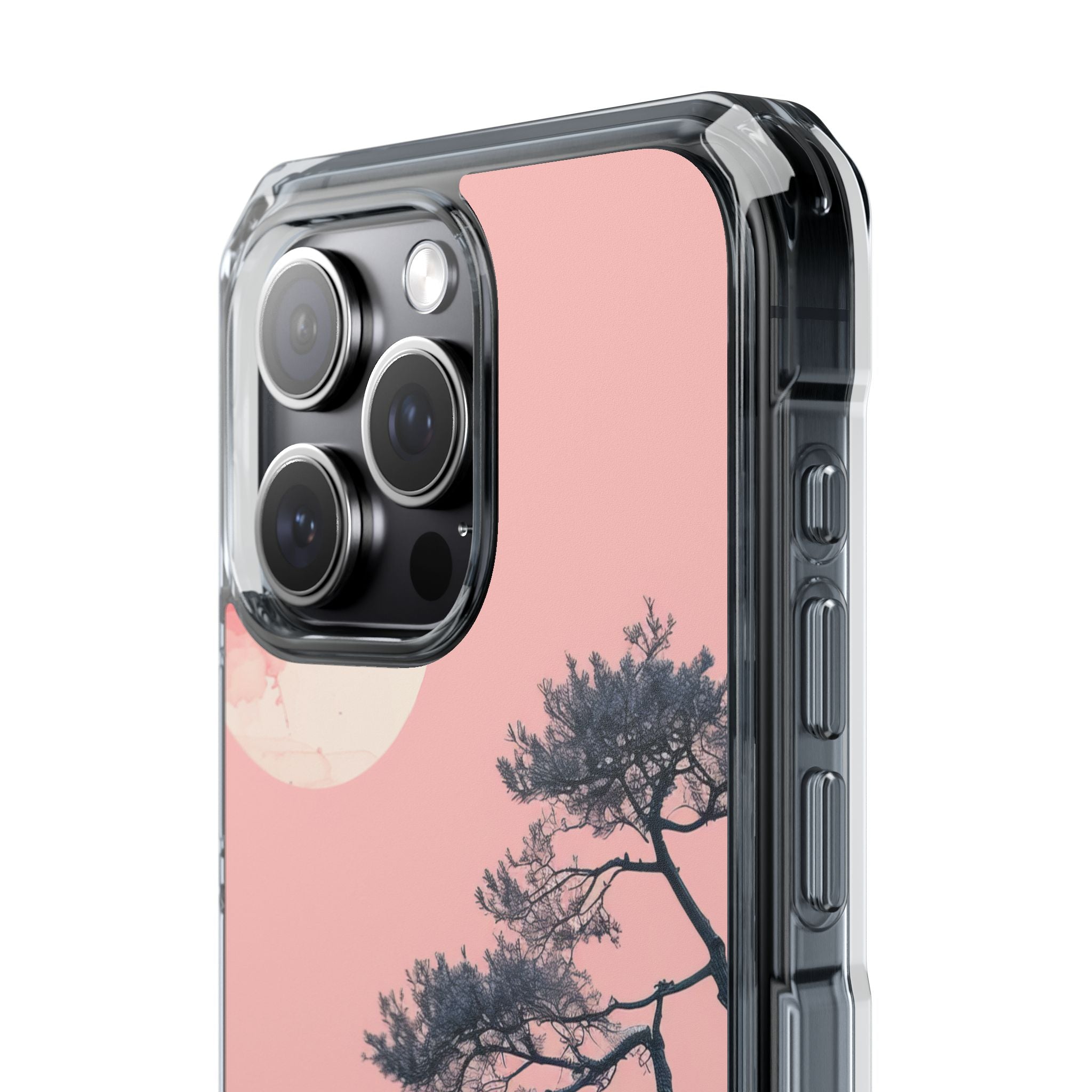 Crimson Moon Tree iPhone 15 Pro Max Case - Impact