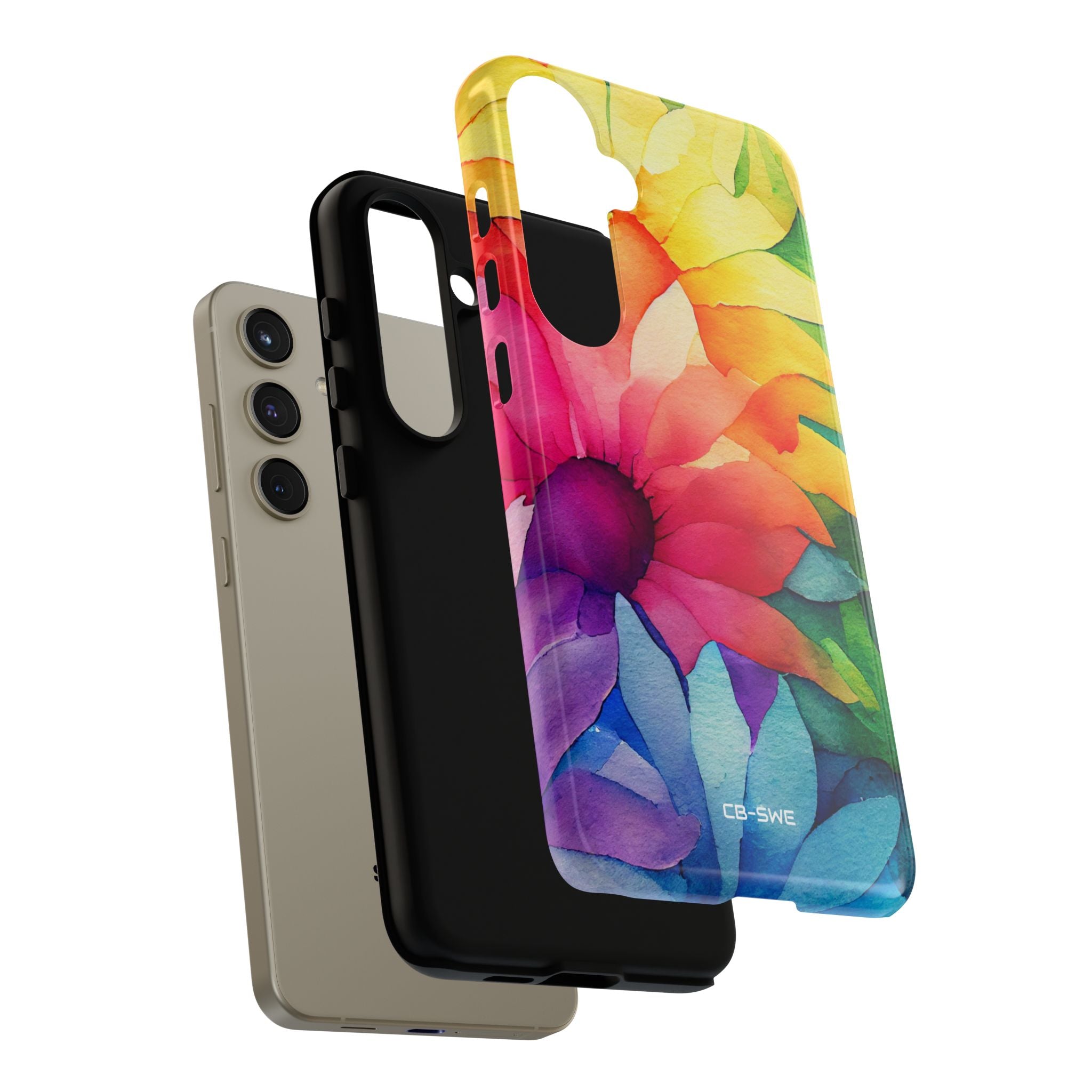 Vibrant Floral Symphony - Samsung Case