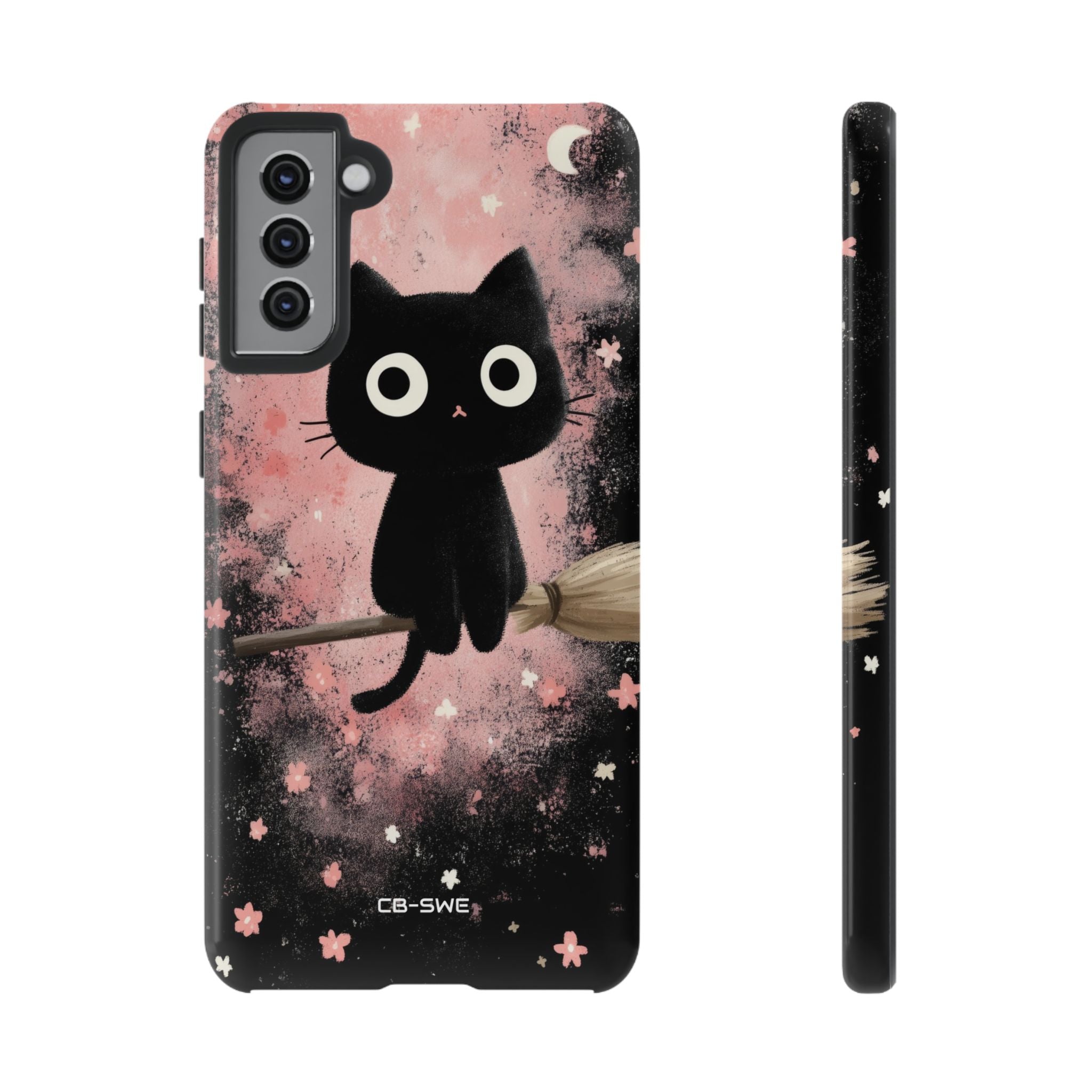 Whimsical Cat Soars - Samsung Case