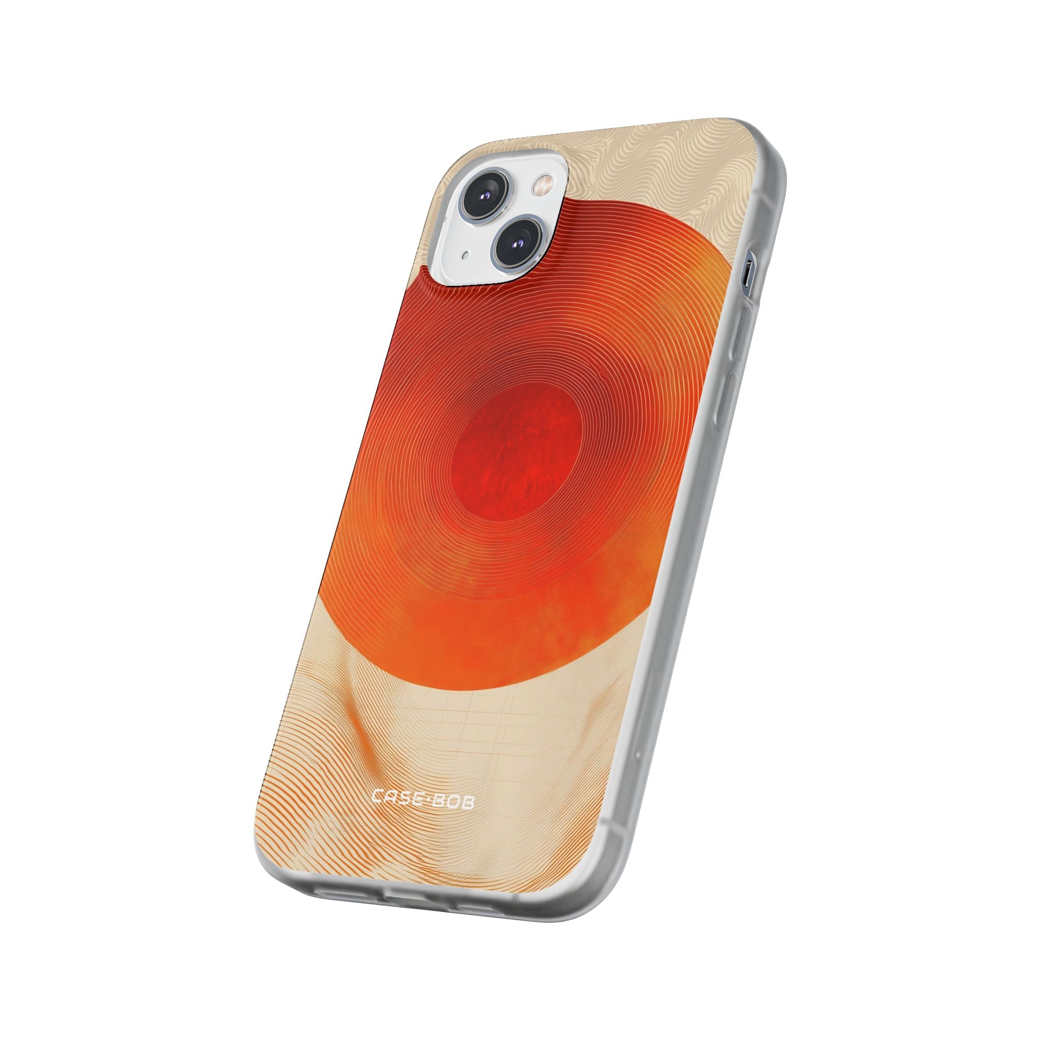 Sunburst Swirl iPhone 14 Plus Case - Soft