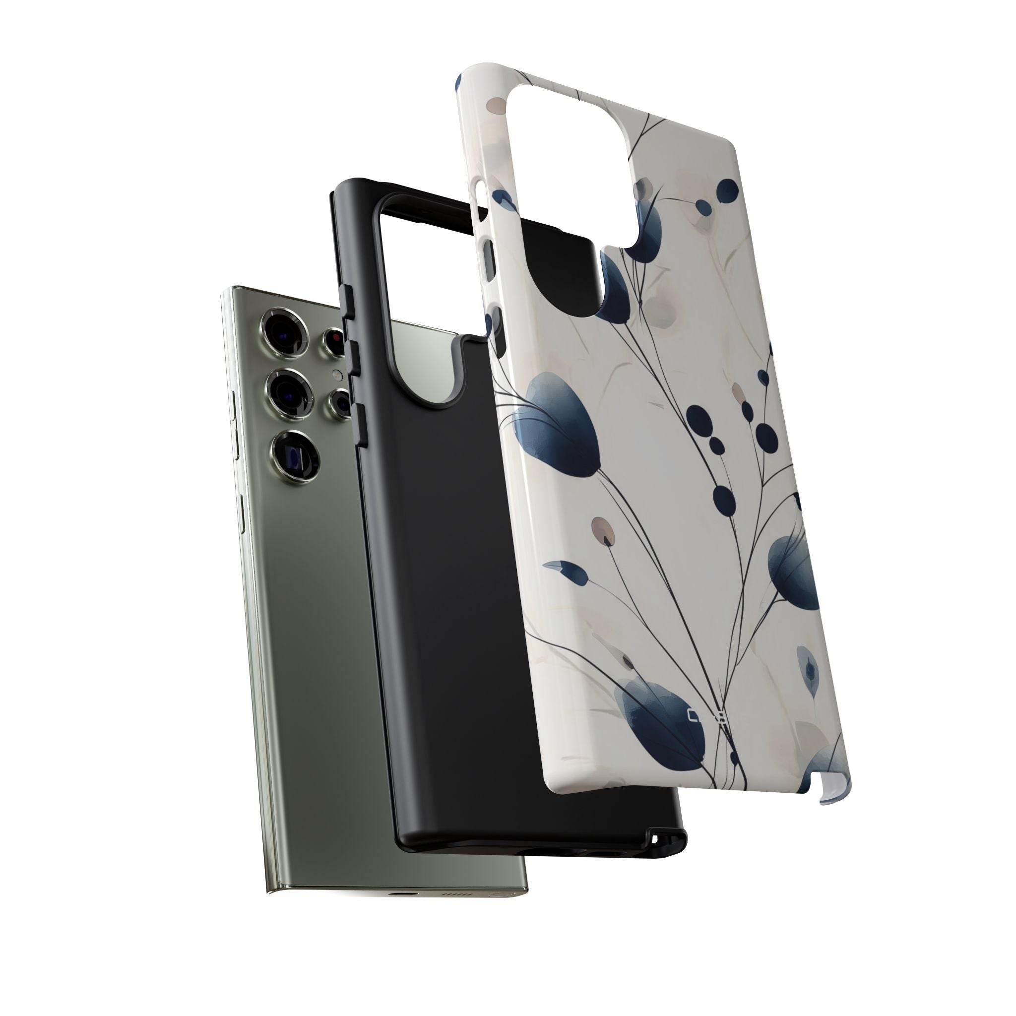 Floral Harmony Blue - Samsung Case