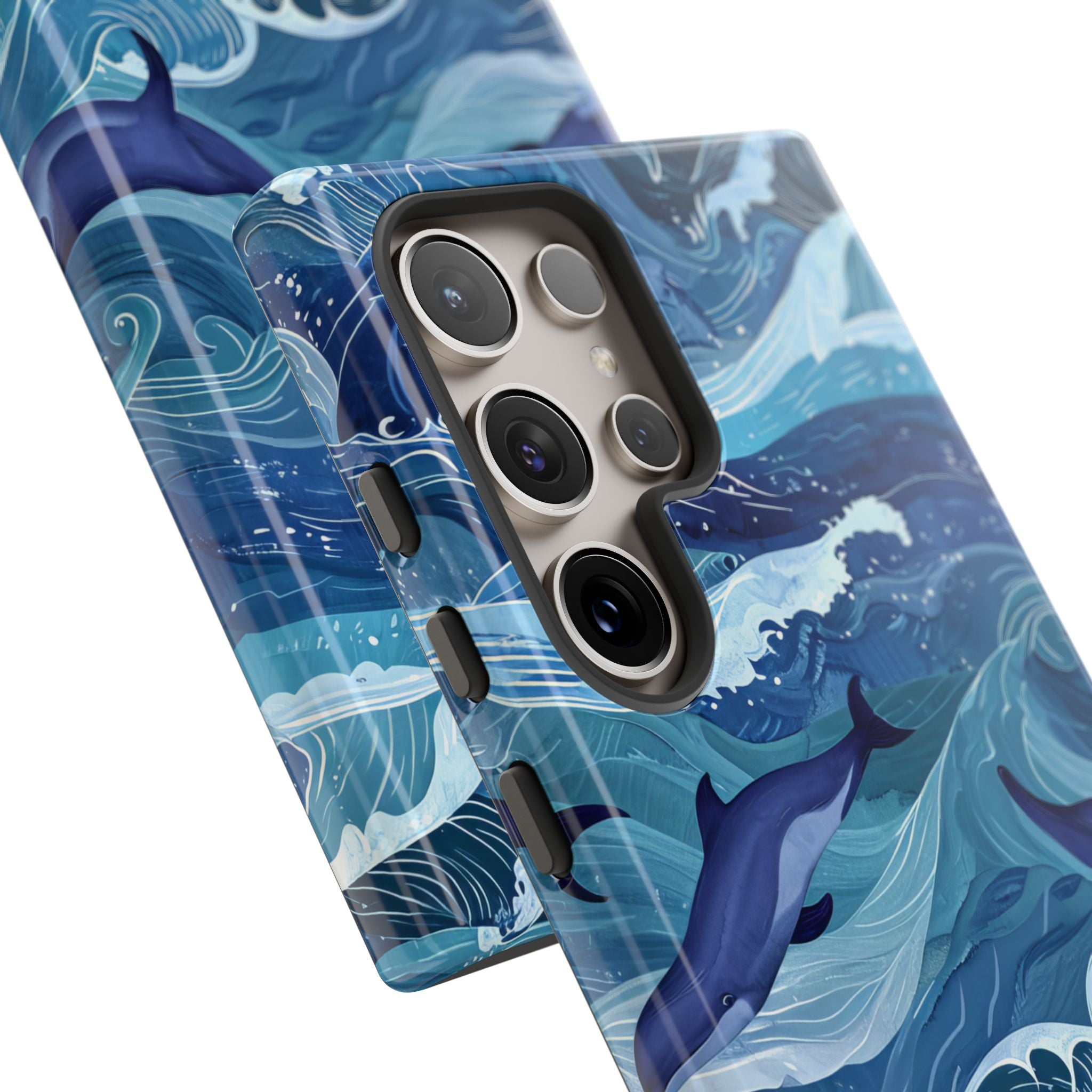 Dolphin Waves Samsung S24 Ultra Case - Tough