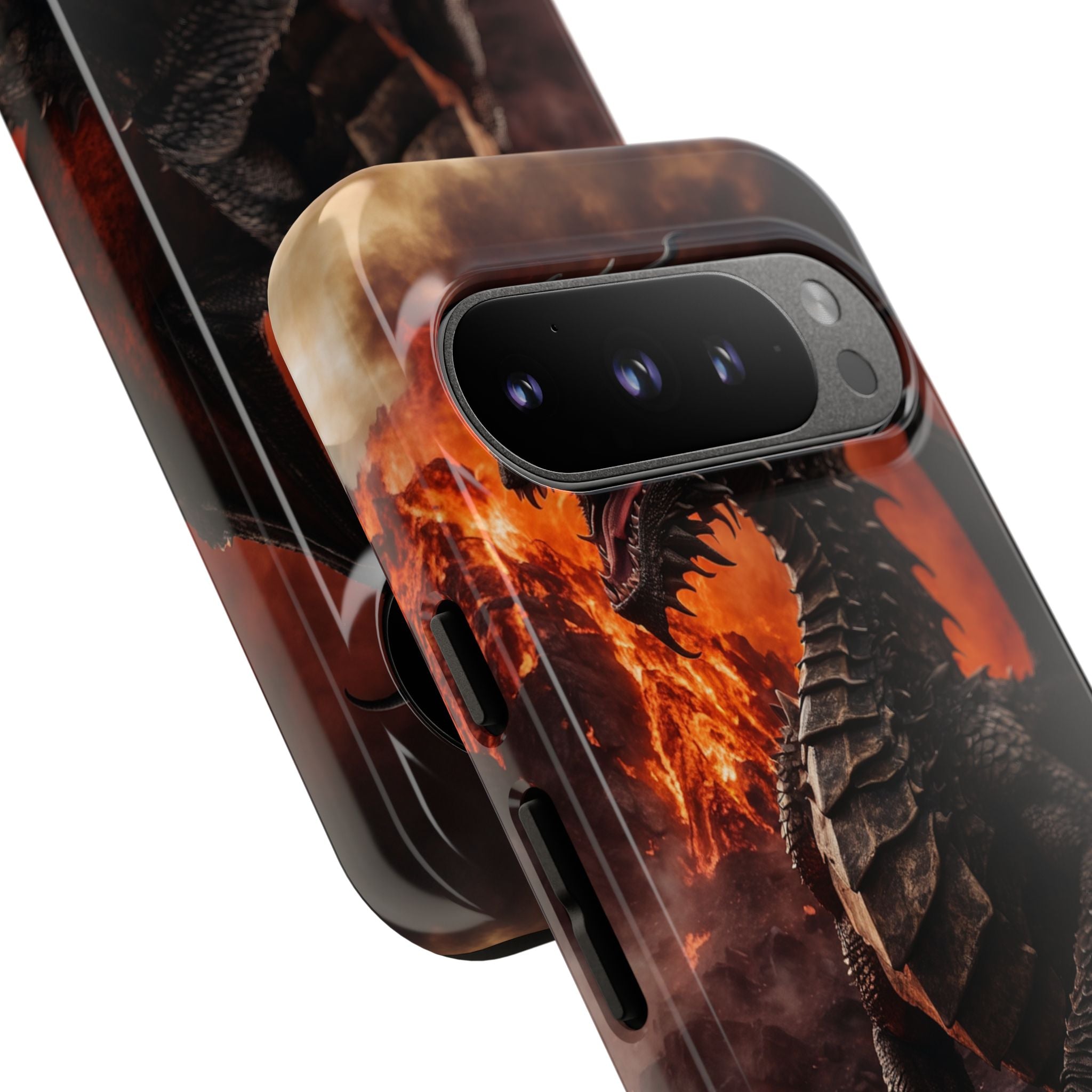 Fiery Dragon Soars - Google Pixel Case