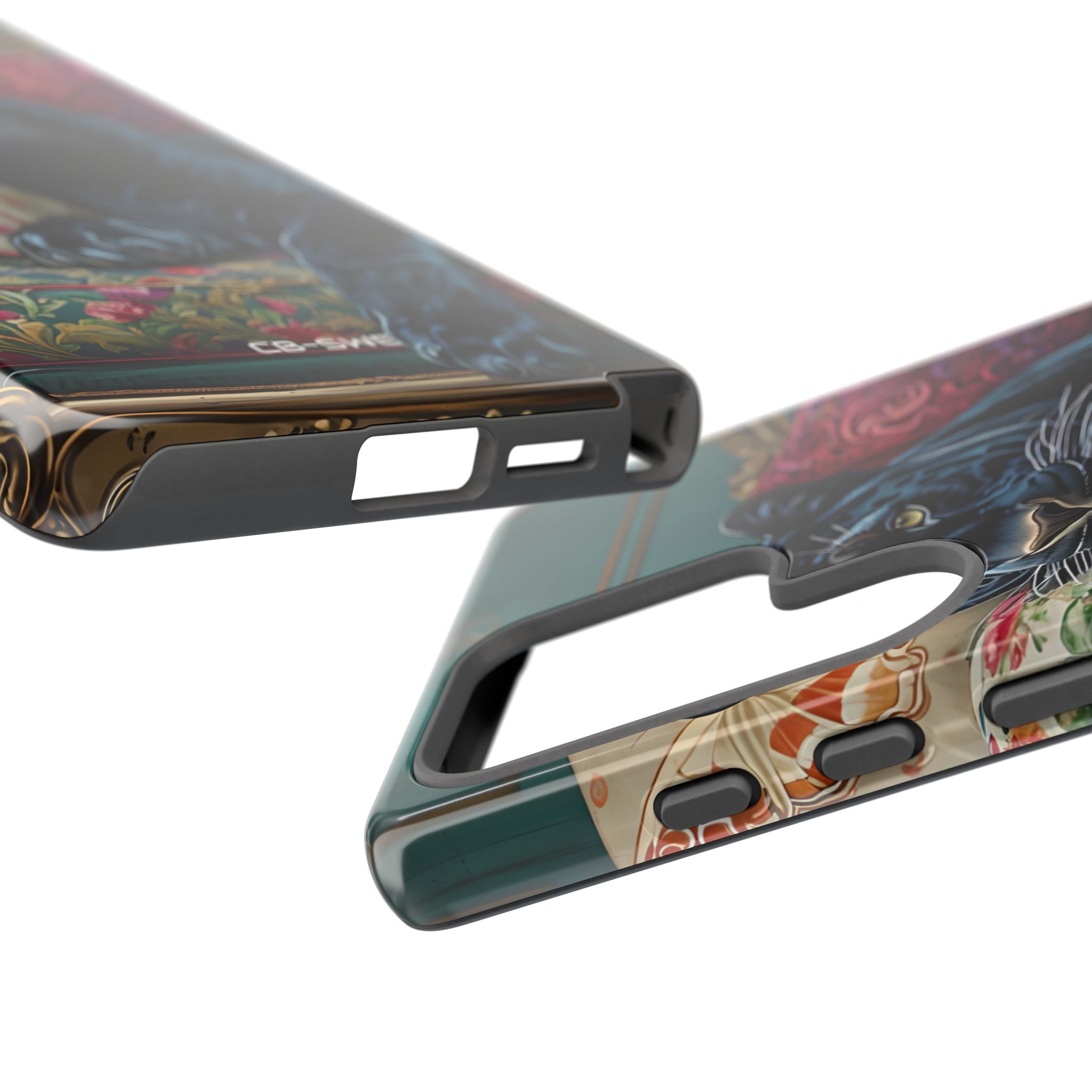 Panther on Vintage Chaise - Samsung Case