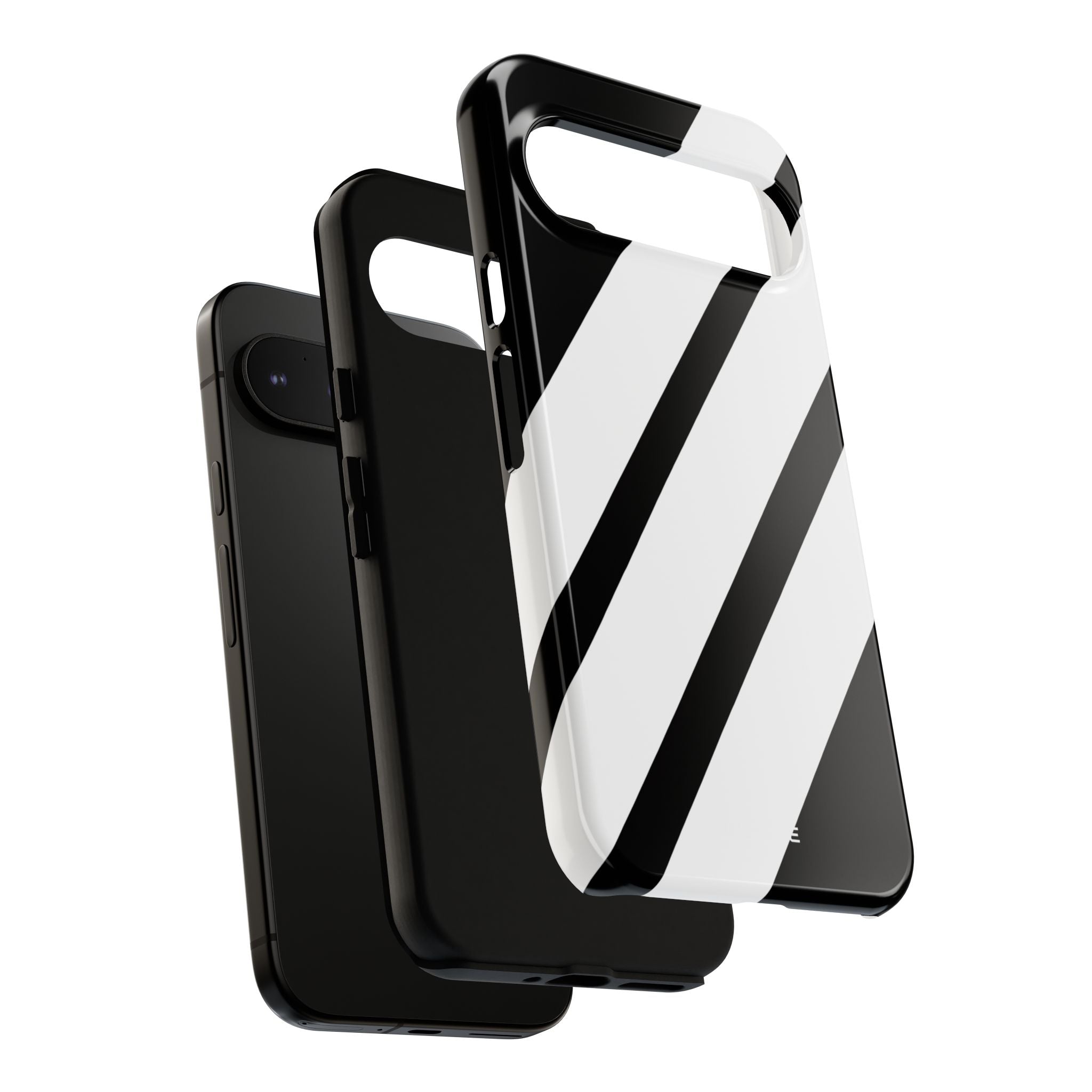 Monochrome Diagonal Symmetry - Google Pixel Case