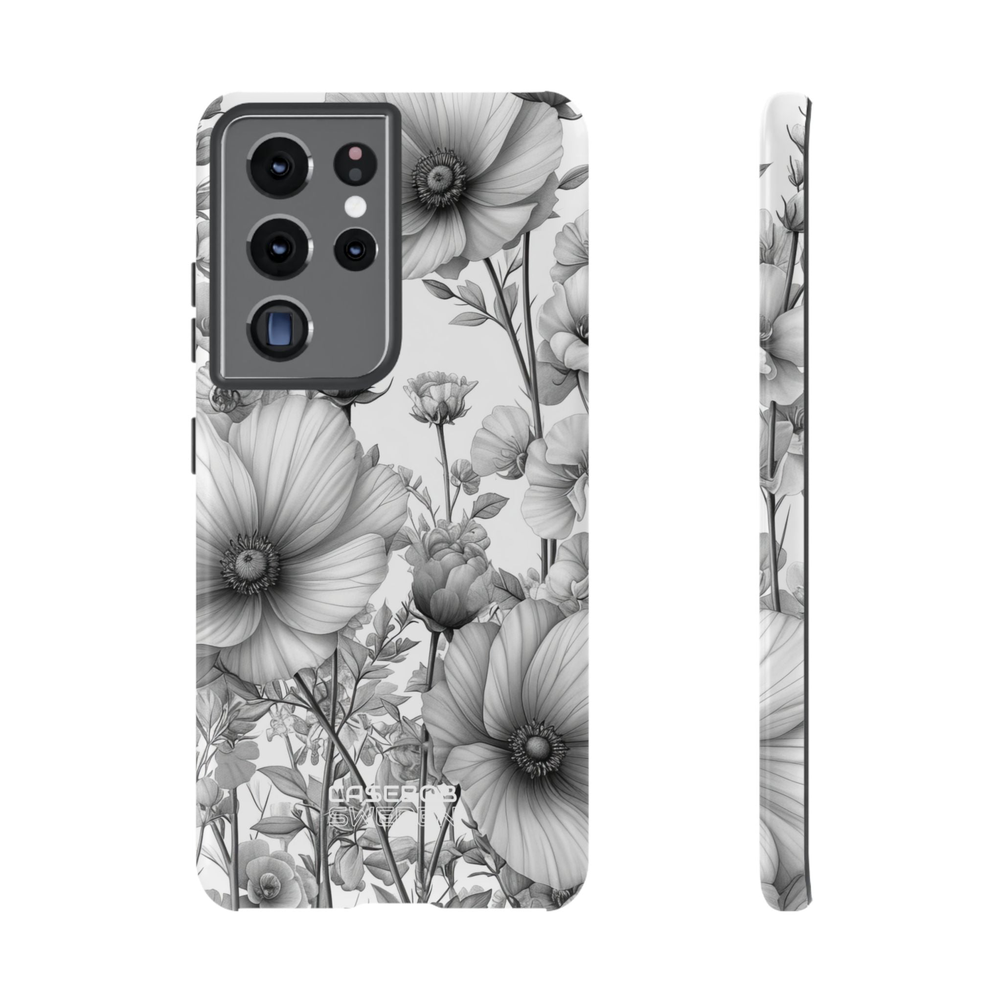 Vintage Floral Etching Samsung S21 - Tough