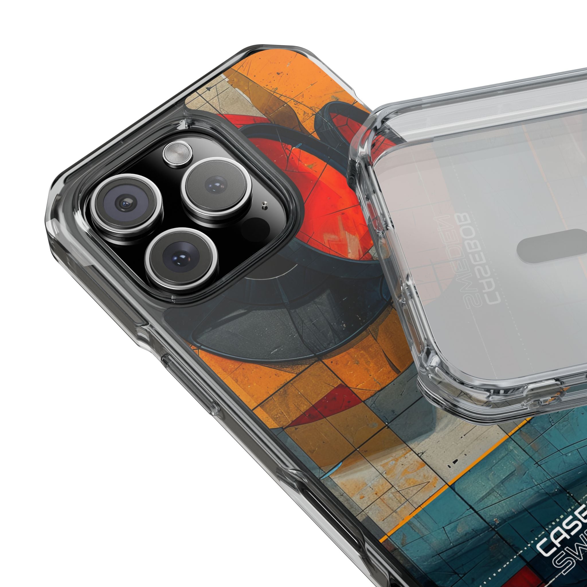Futuristic Cubist Visions iPhone 16 - Impact Clear+