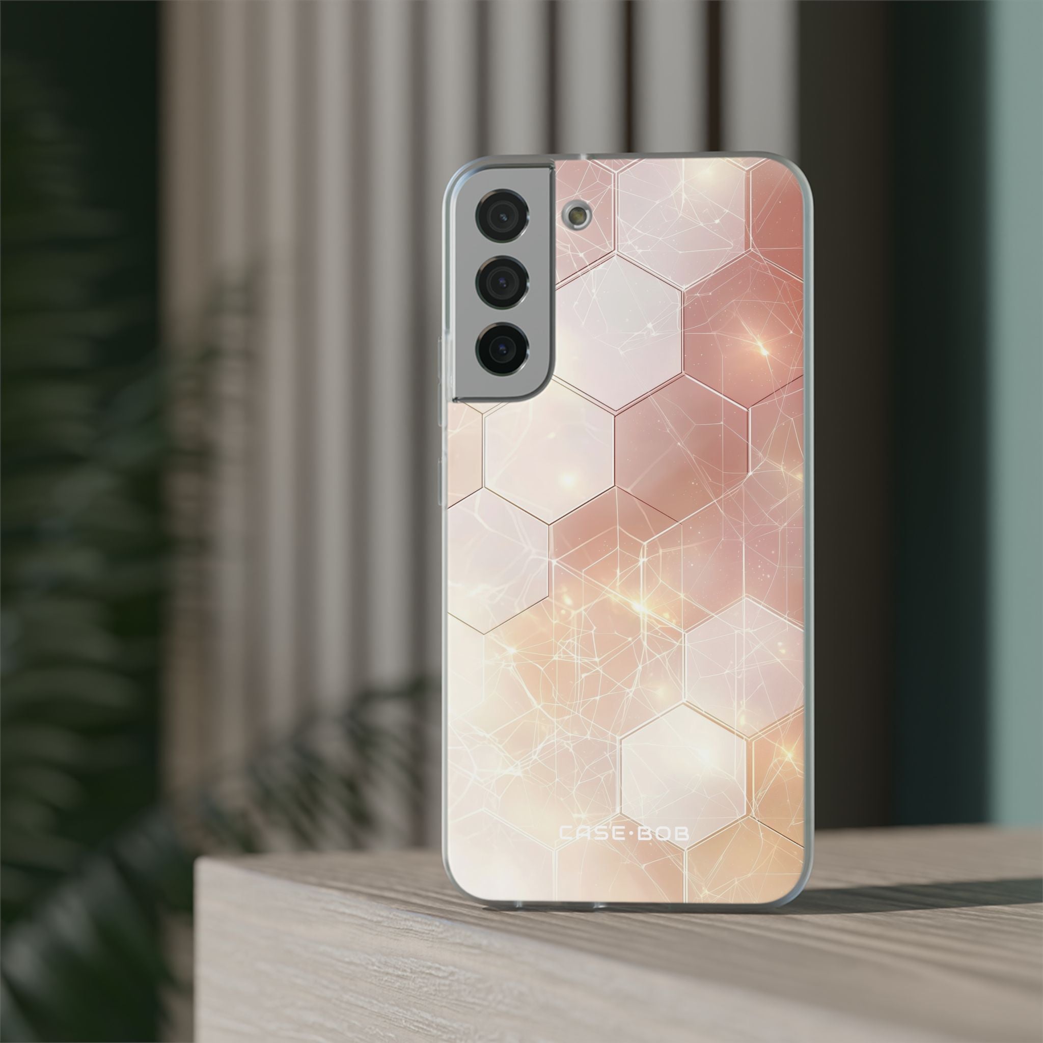 Honeycomb Glow Samsung S22 Plus Case - Soft