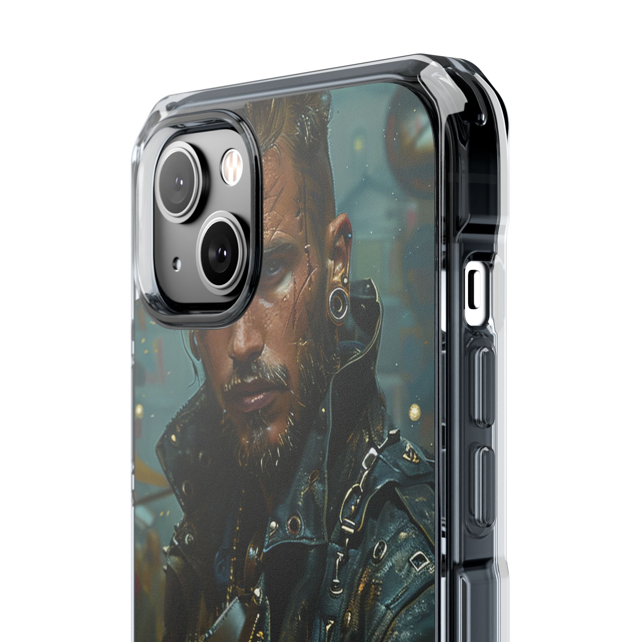 Cyber Rebel Portrait iPhone 14 - Impact Clear+