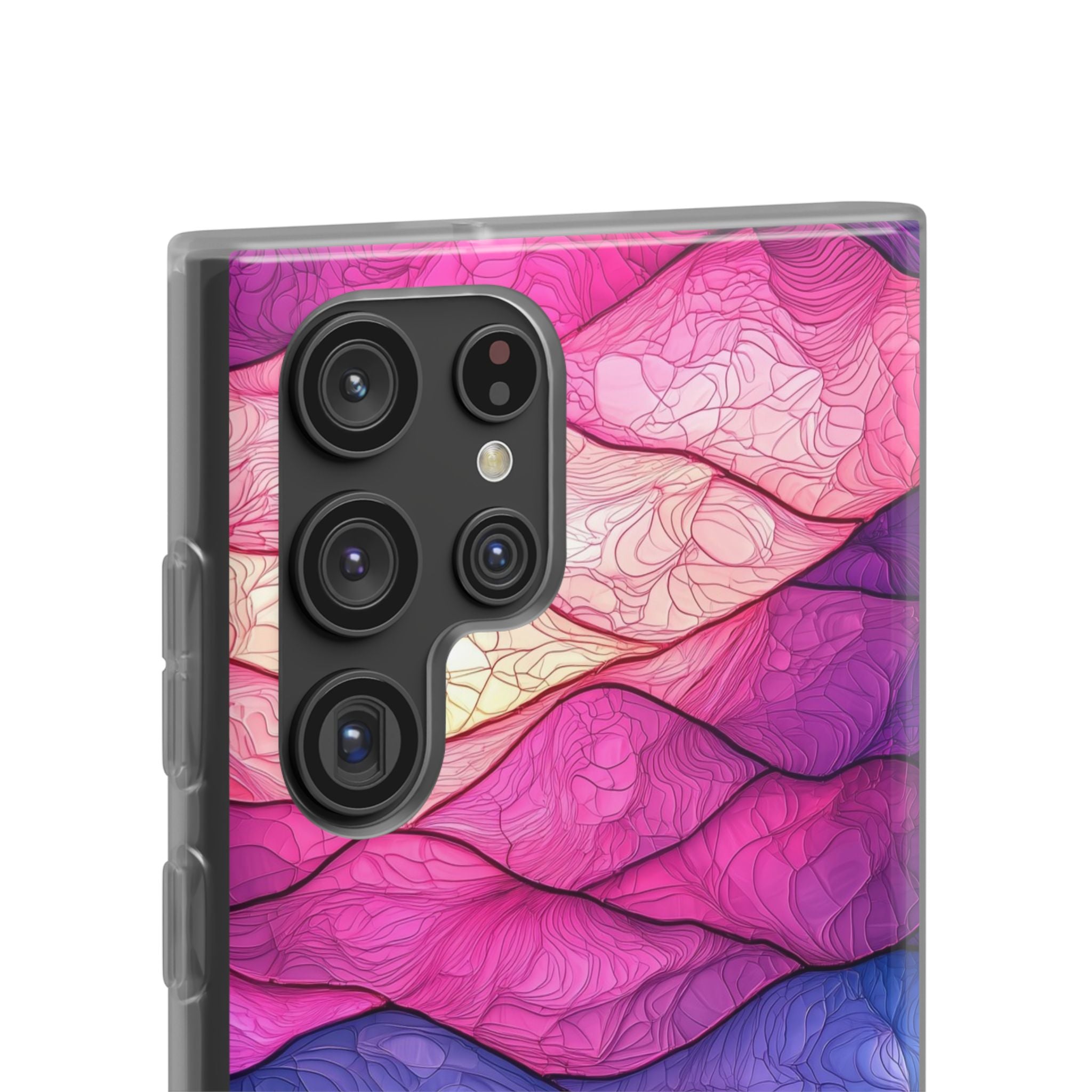 Wavy Vein Gradient Samsung S22 Ultra Case - Soft