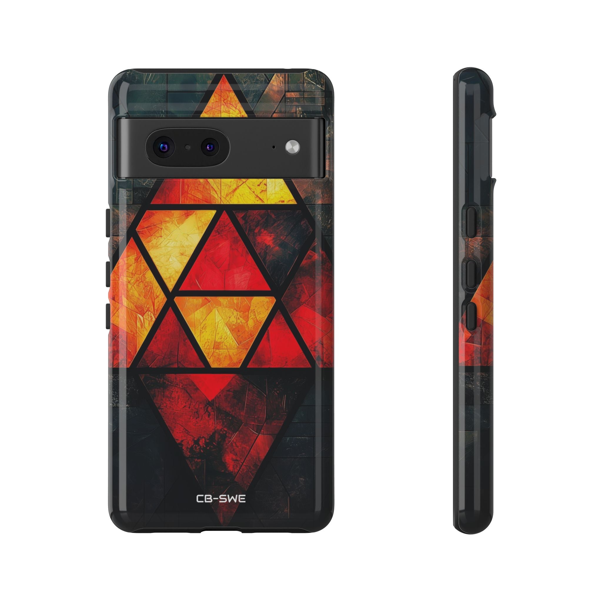 Triangles Illuminate Warmth - Google Pixel Case