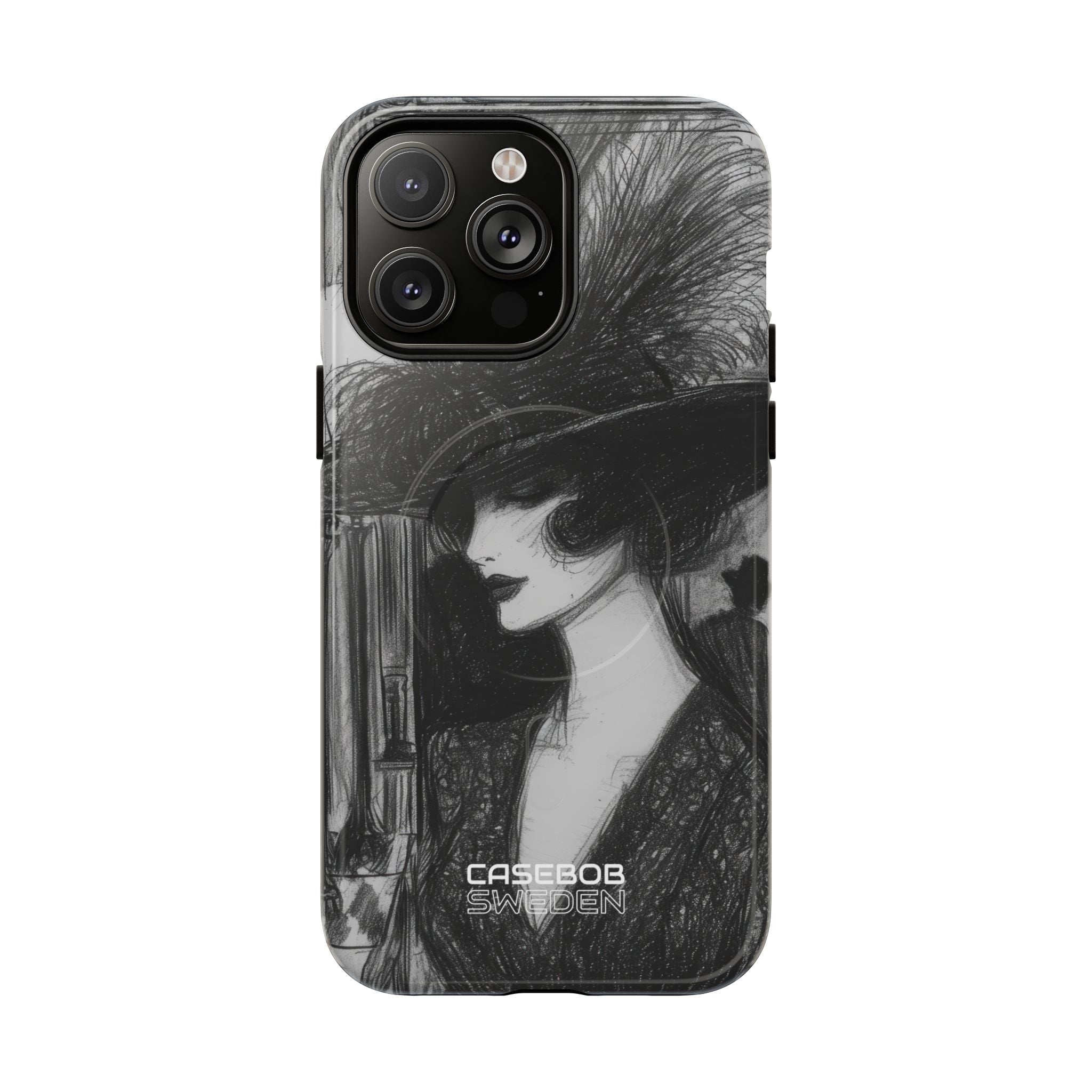 Vintage Feather Elegance iPhone 14 - Tough+