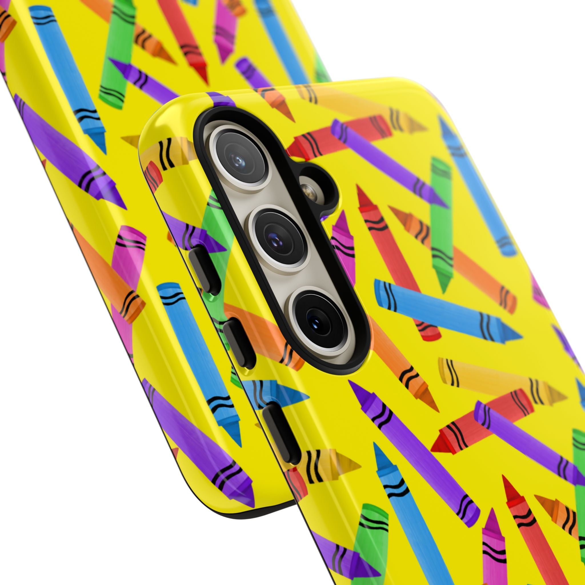 Crayons Scatter Playfully - Samsung Case