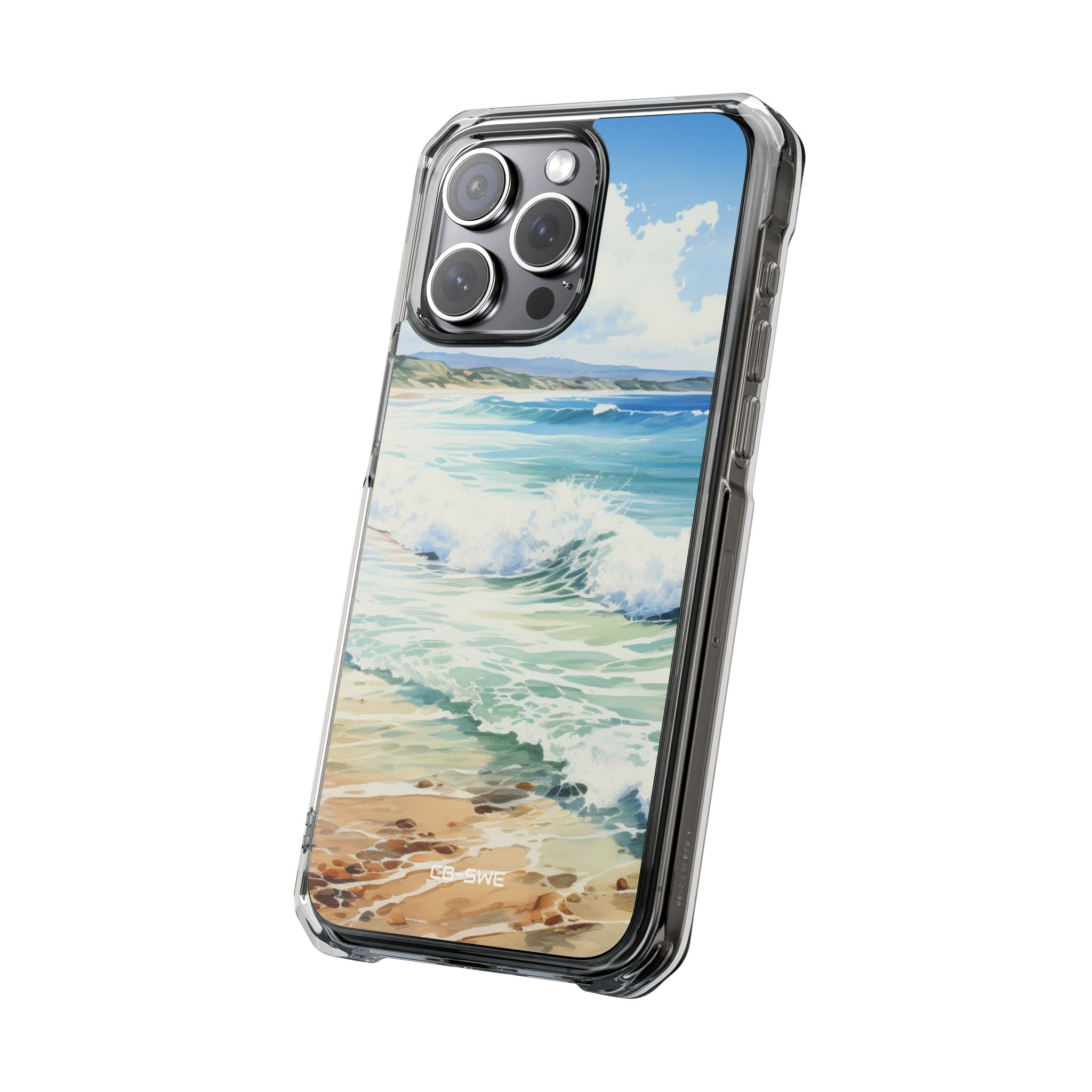 Serene Coastal Watercolors iPhone Case - Impact