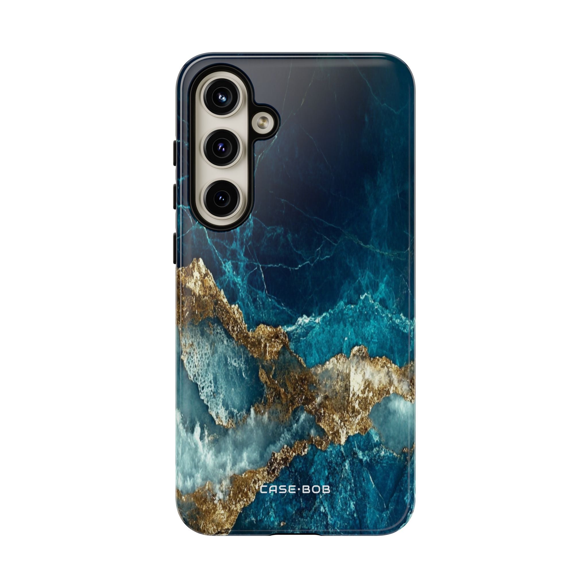 Jagged Gold Split Samsung S24 Plus Case - Tough