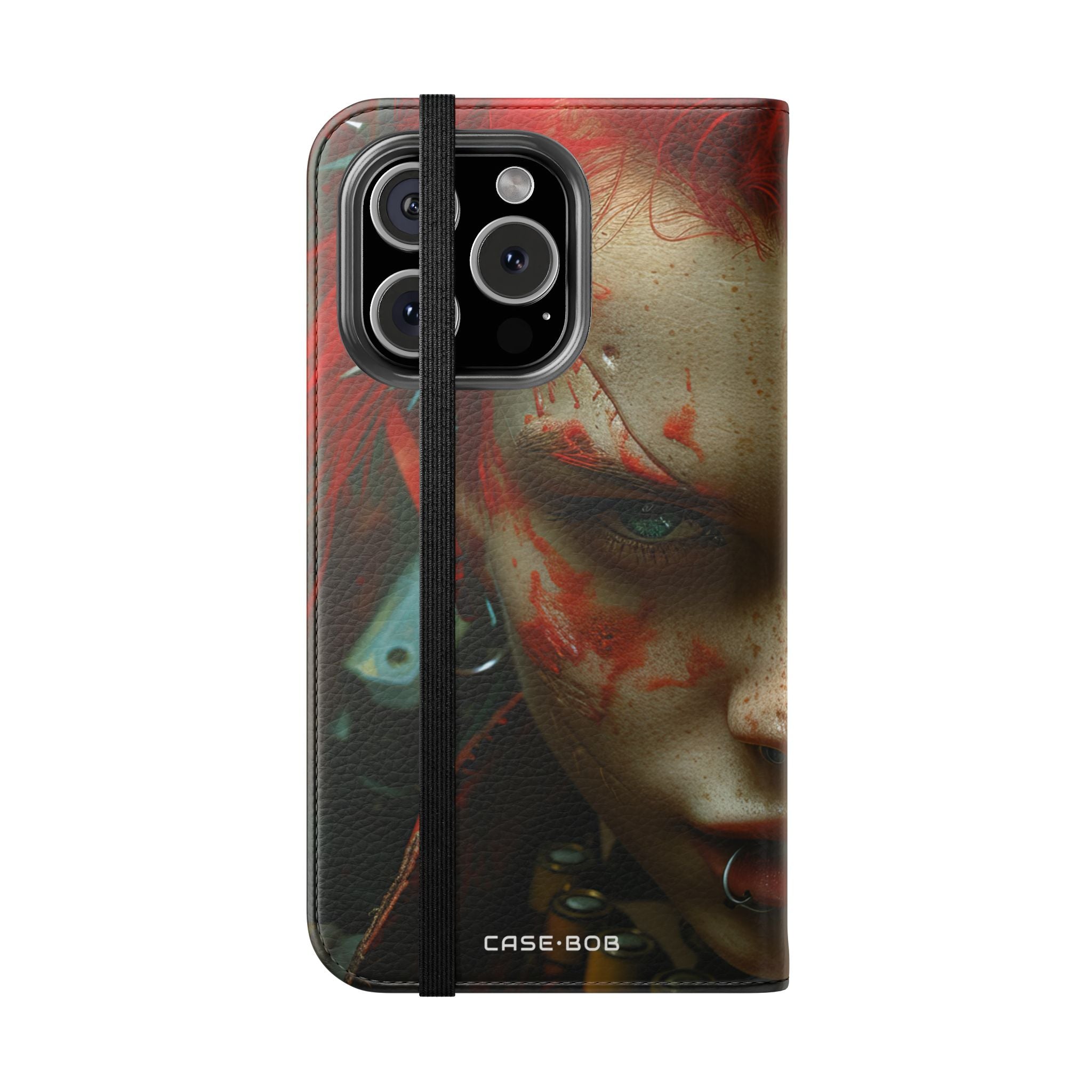 Scarlet Gaze - iPhone 16 Pro Case - Wallet
