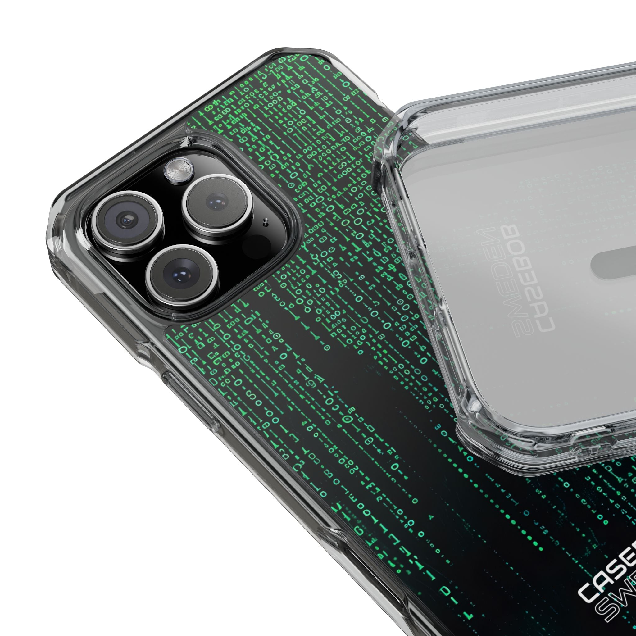 Neon Data Stream iPhone 16 - Impact Clear+