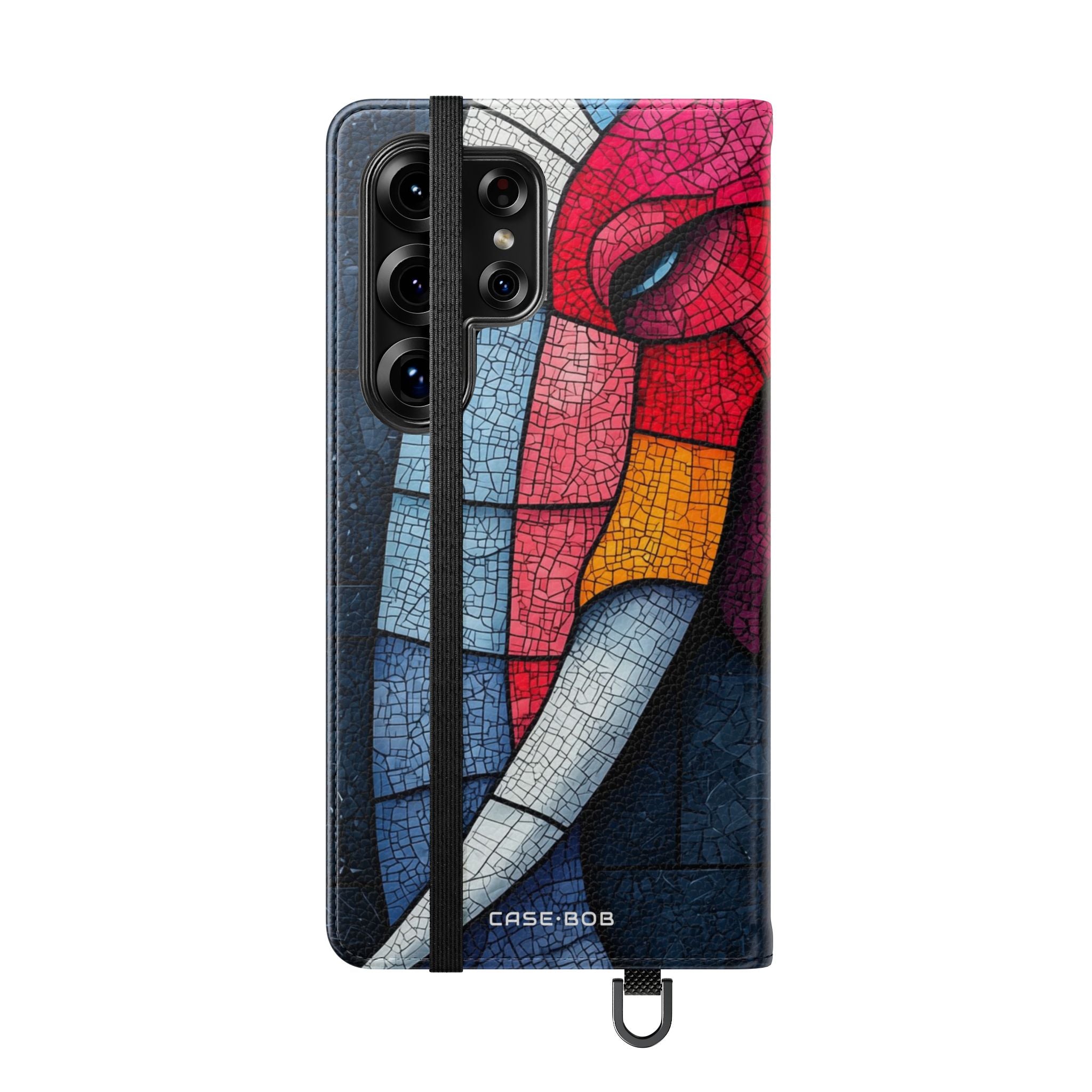 Blue Mosaic Elephant - Samsung S25 Ultra Case - Wallet