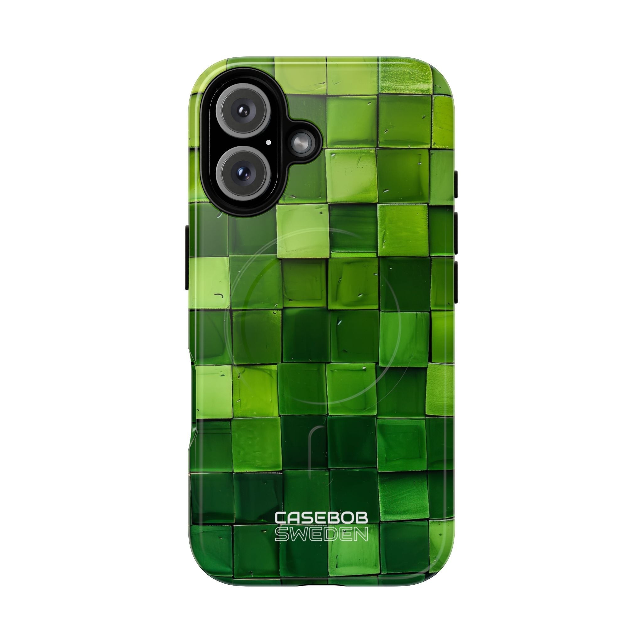 Green Tile Harmony iPhone 16 - Tough+