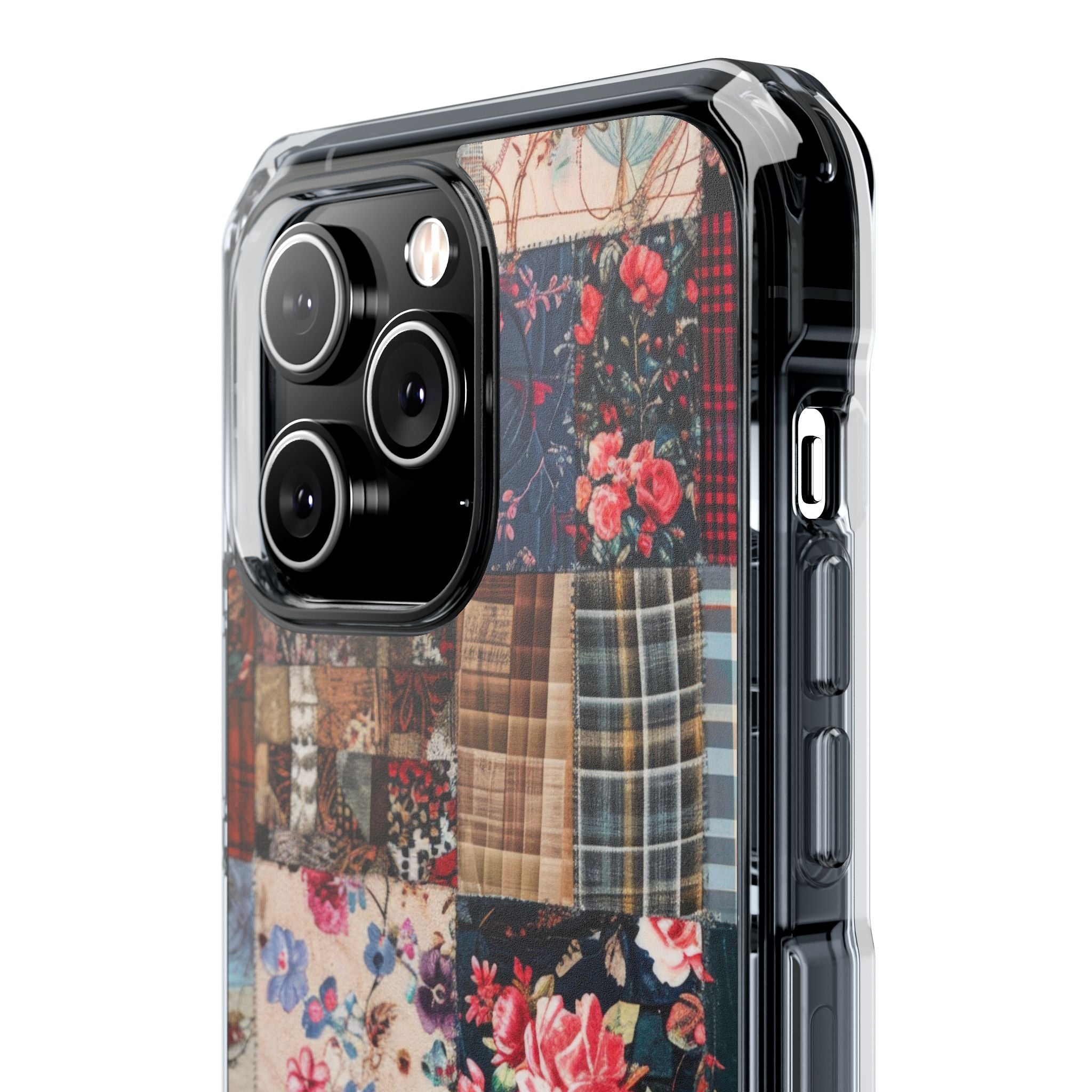 Patchwork Floral Quilt iPhone 14 - Impact Clear+