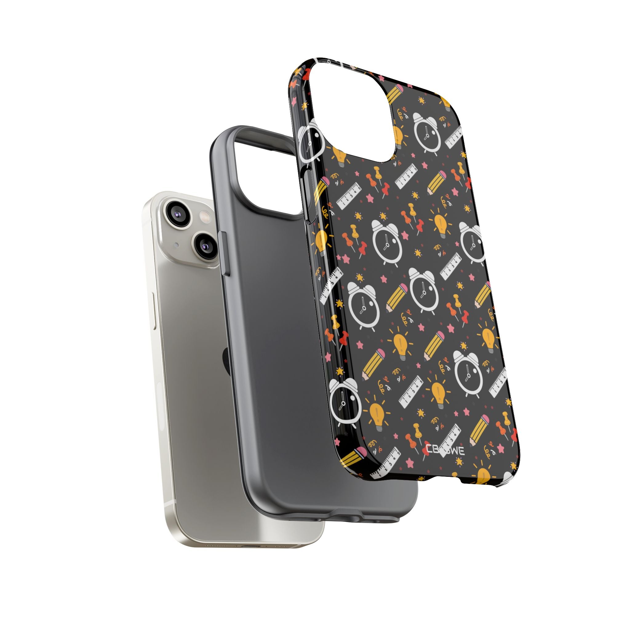 Bright Pencils Twirl - iPhone Case