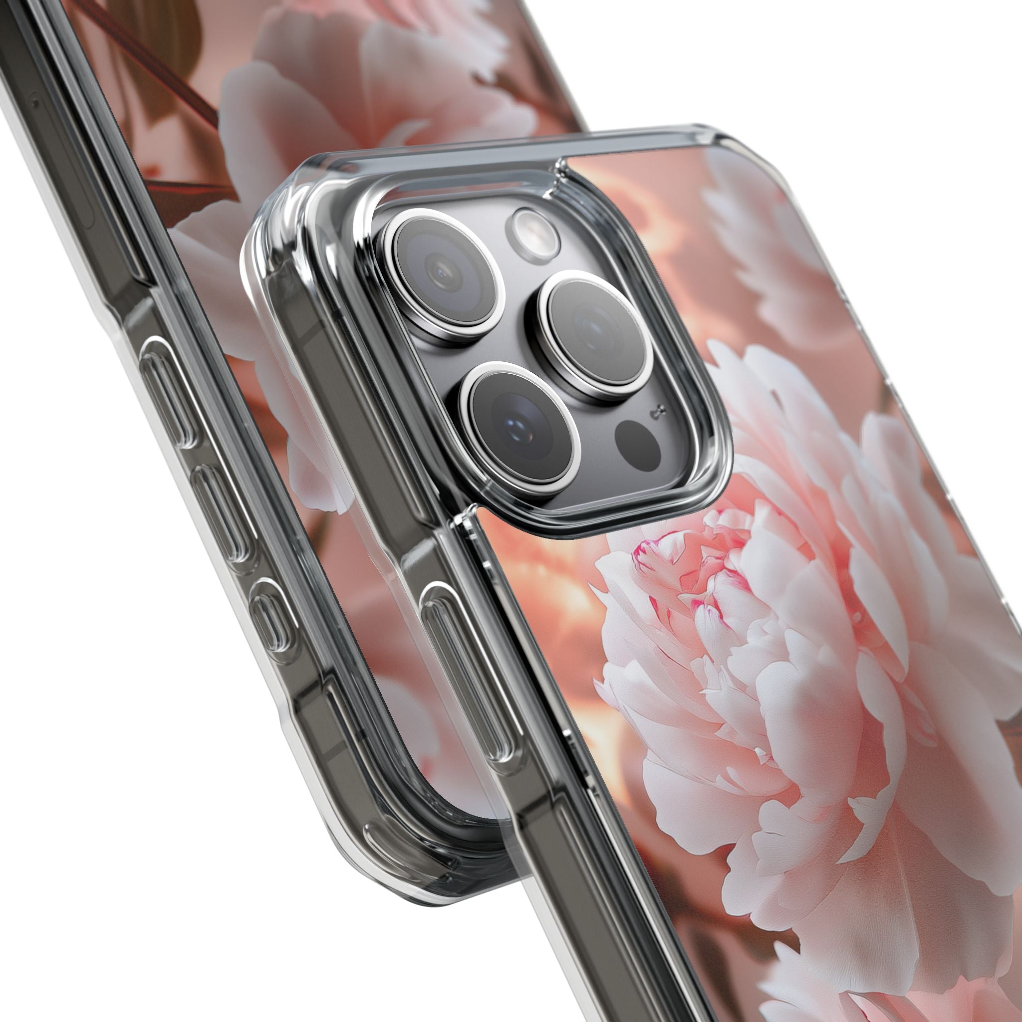 Peony Moonlight iPhone 15 Pro Max Case - Impact