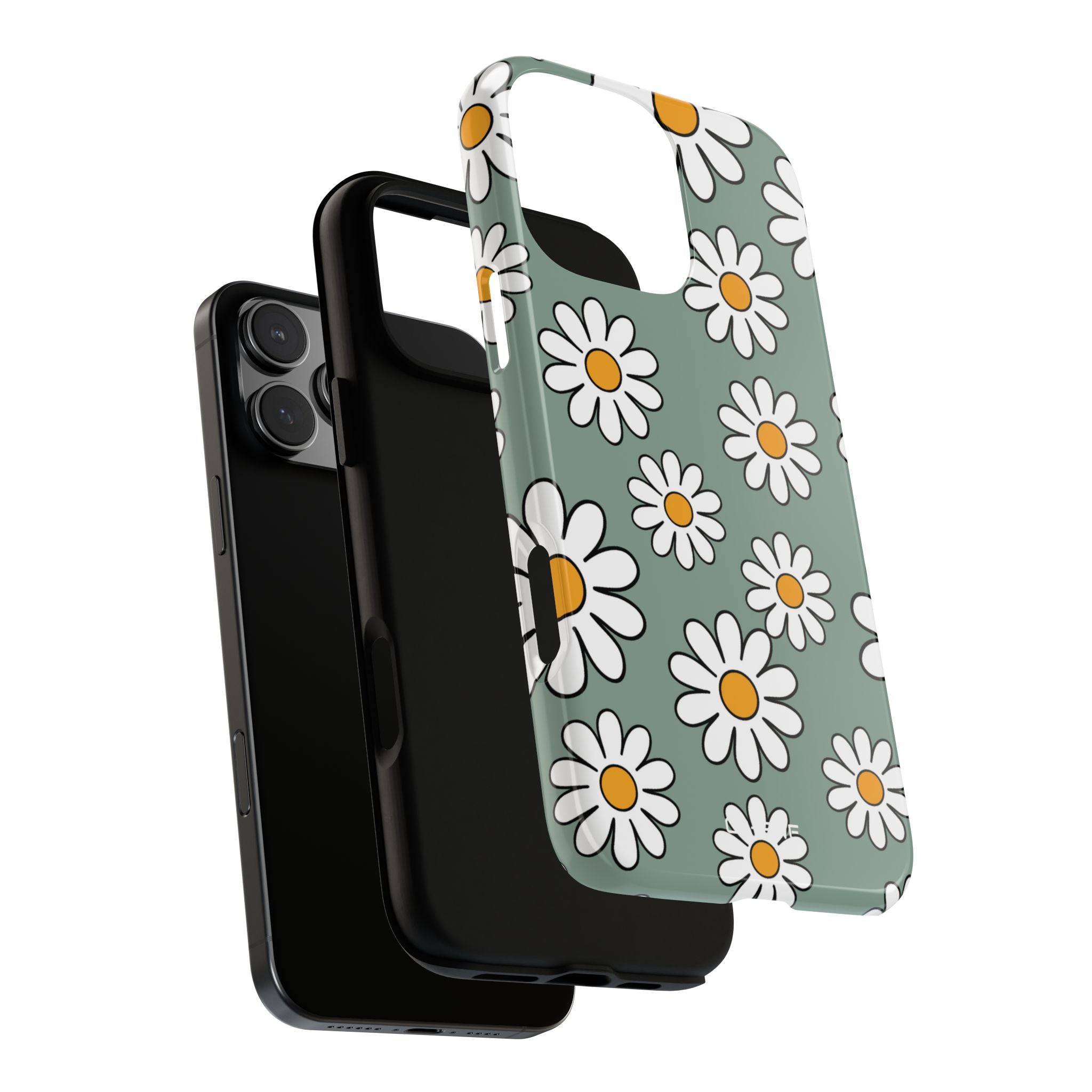 Daisies Dance Playfully - iPhone Case