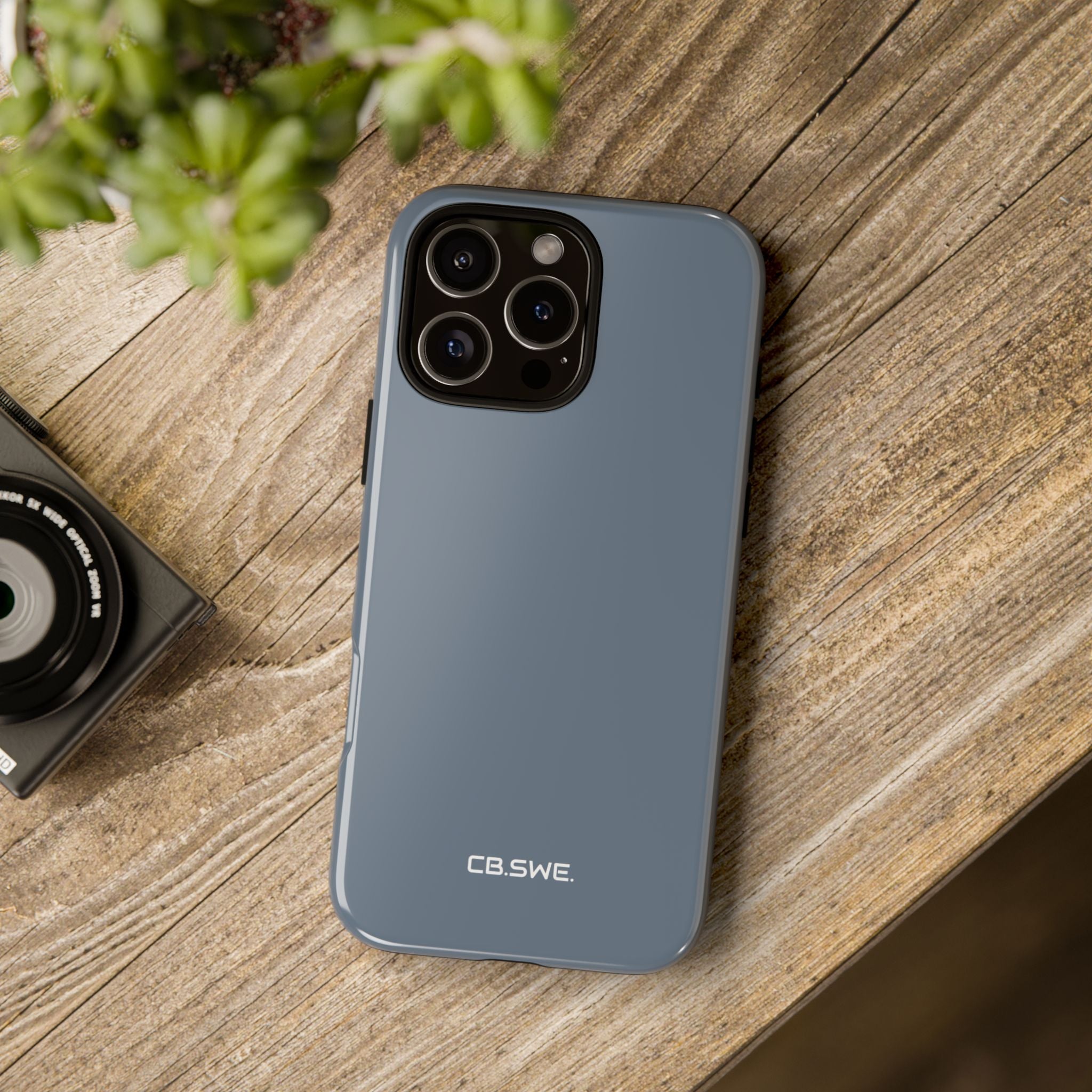 Slate Gray iPhone Case - Tough