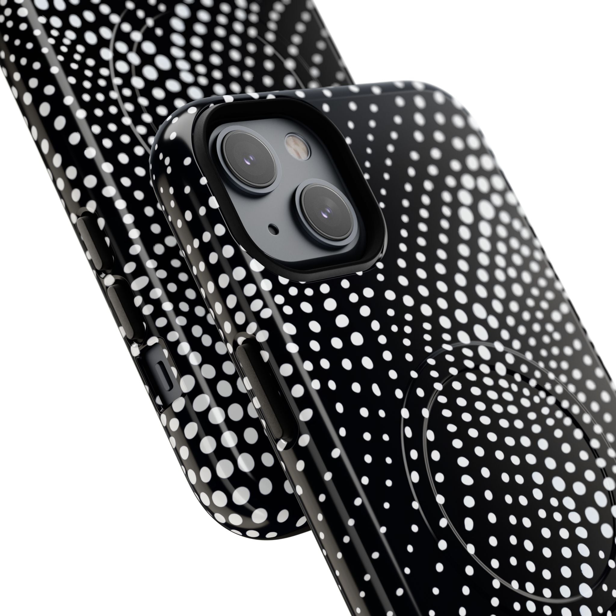Waves of Dots iPhone 14 - Tough+