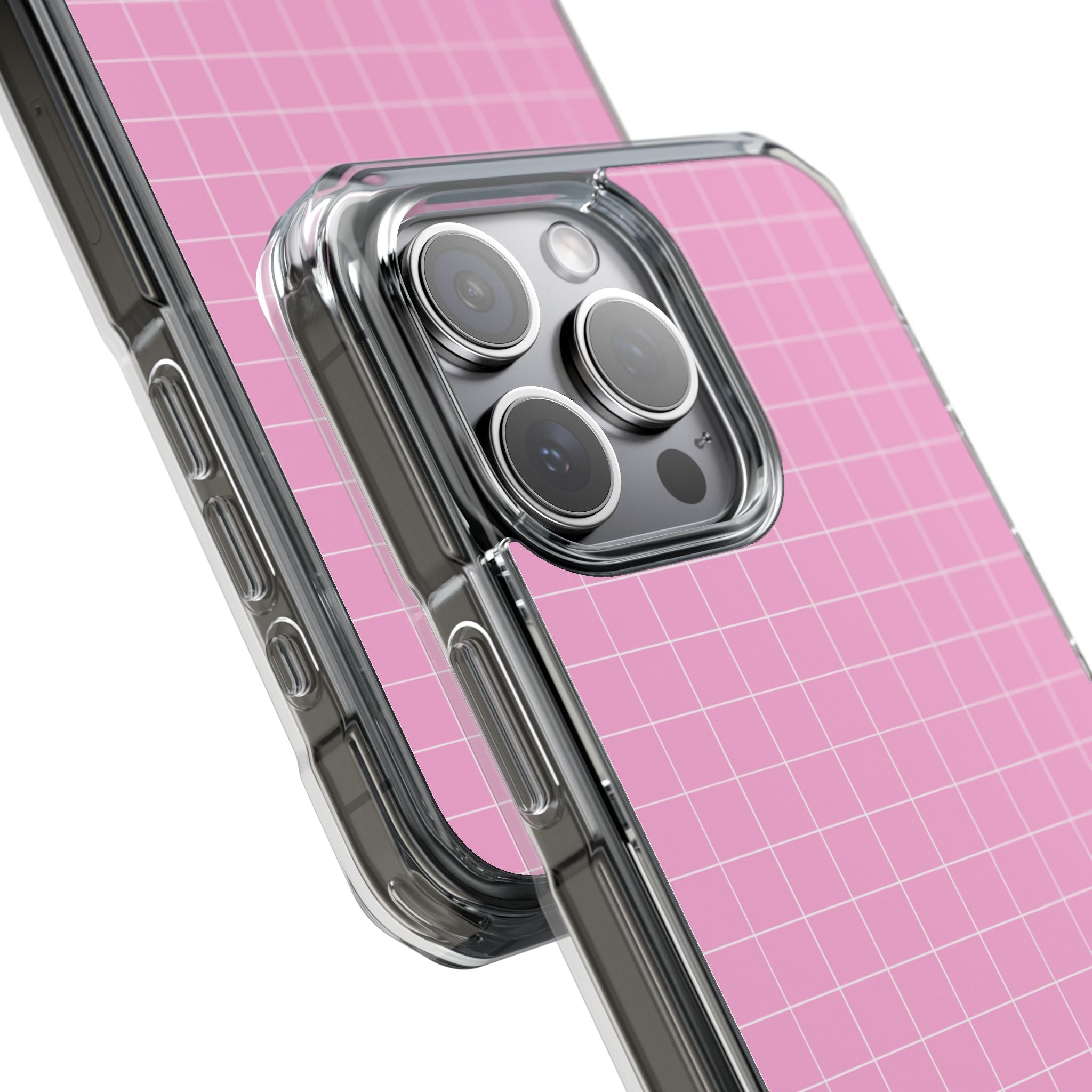 Pink Squares Align iPhone Case - Impact