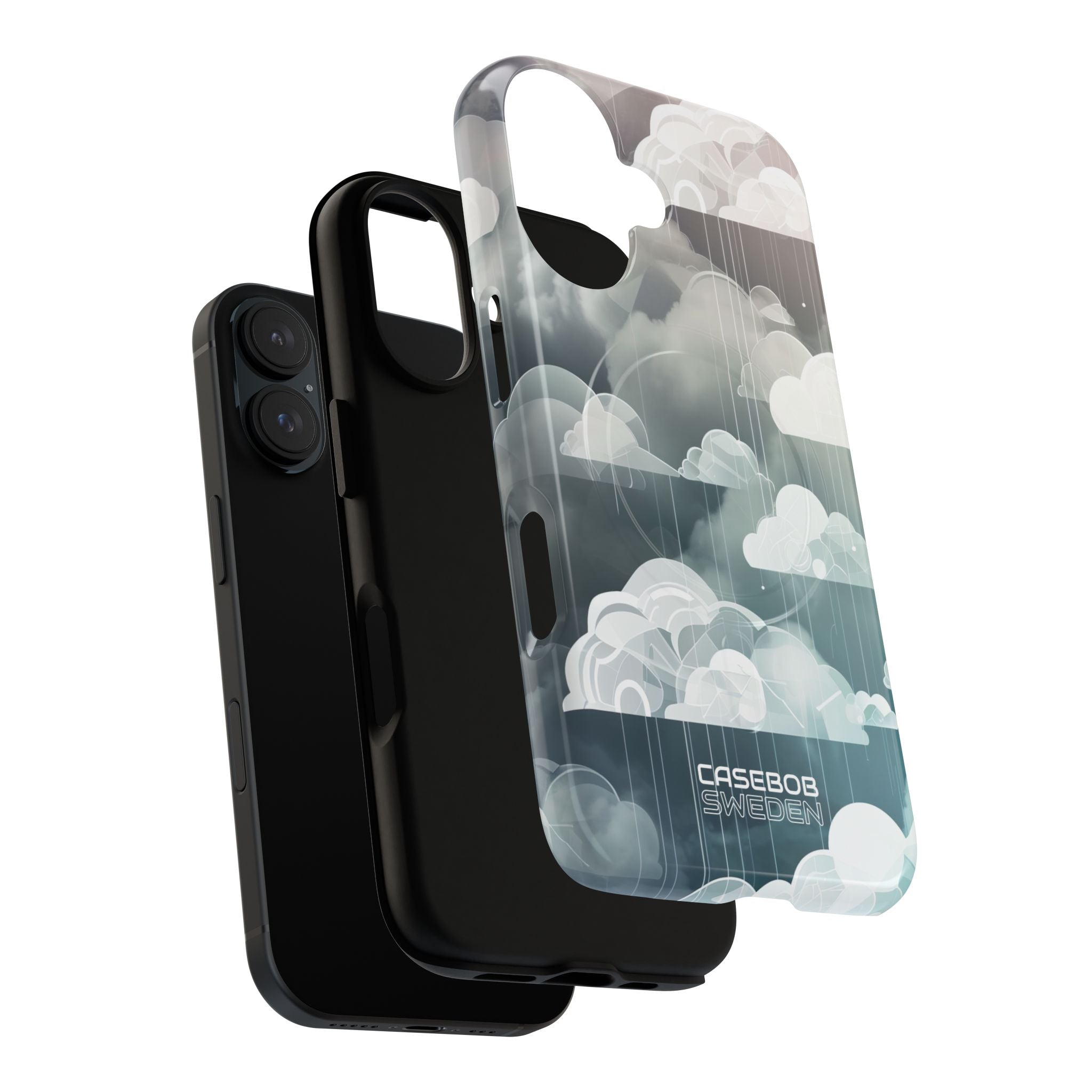 Silver Dream Clouds iPhone 16 - Tough+