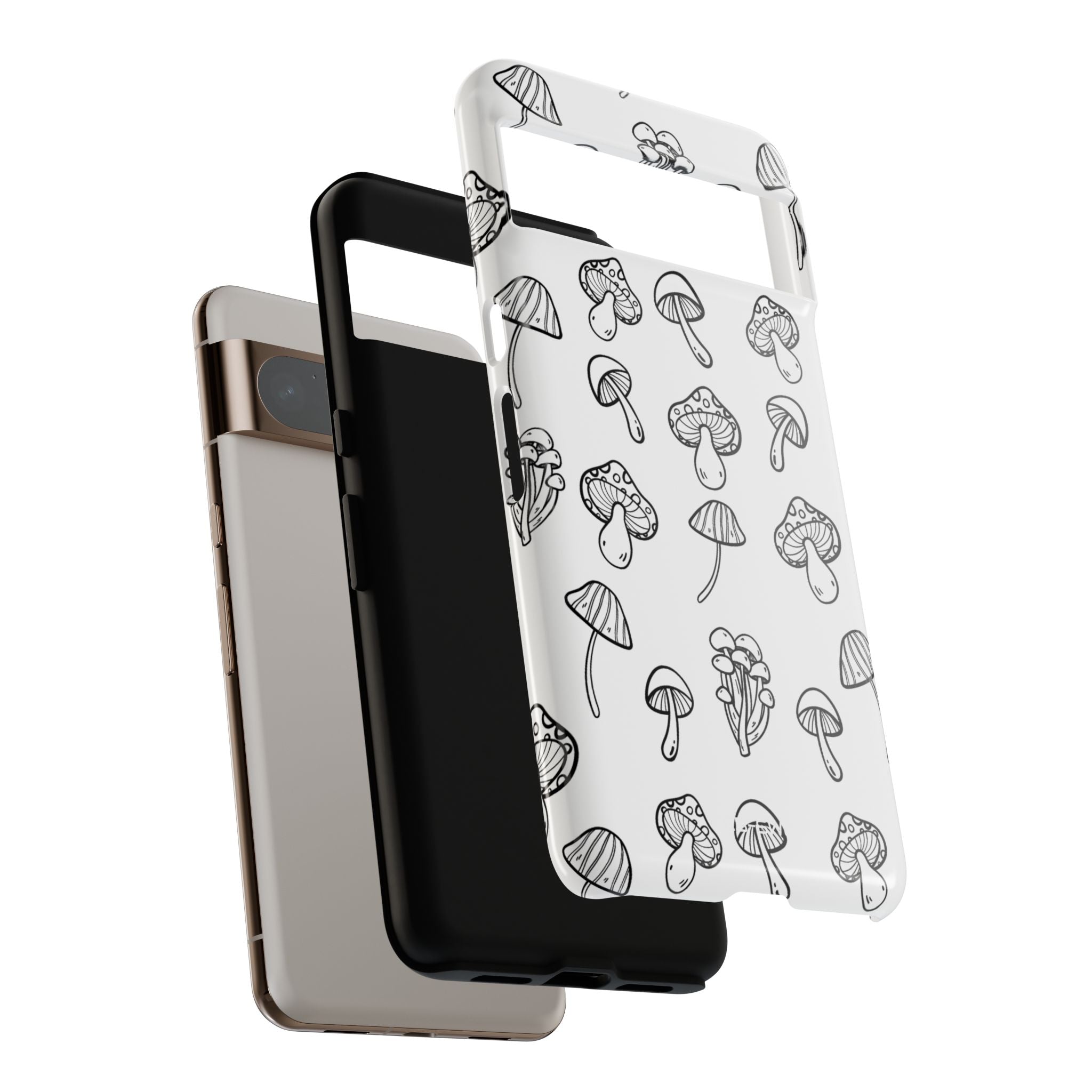 Mushroom Line Play - Google Pixel Case