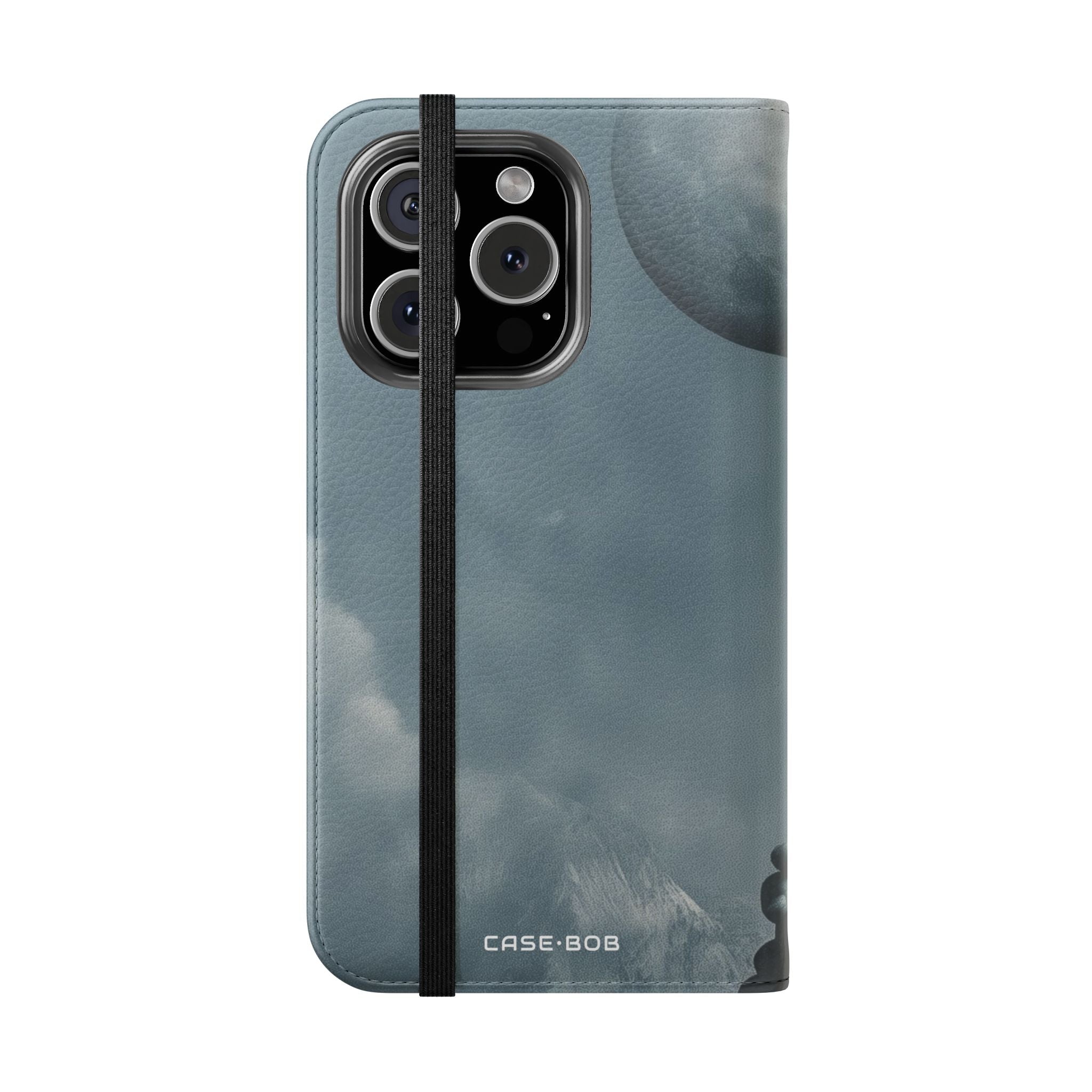 Kuu-ilmapallo Sininen - iPhone 16 Pro -lompakkokotelo