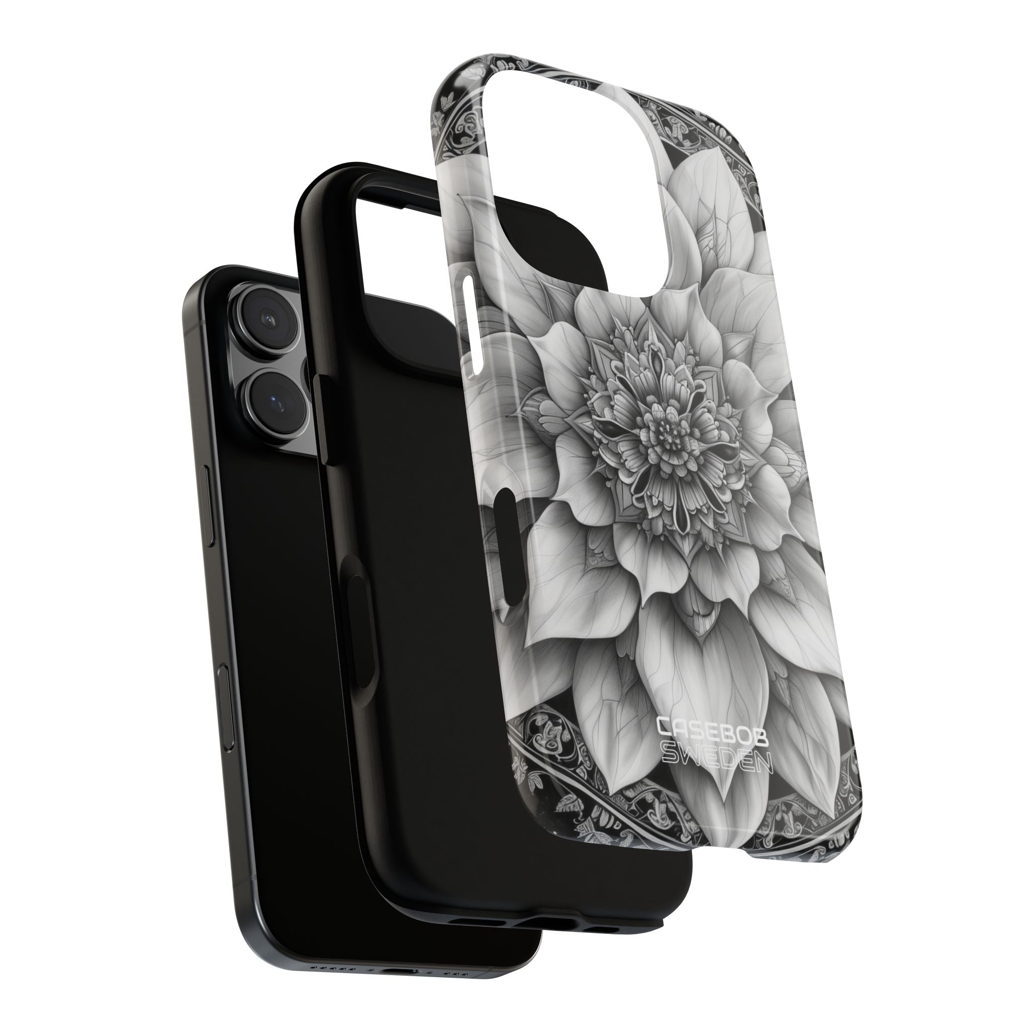 Cosmic Floral Mandala iPhone 16 - Tough